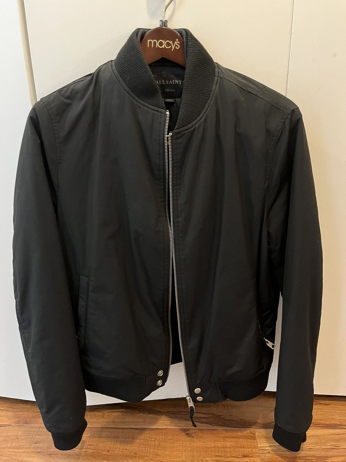 Allsaints Allsaints Double Zipper Padded Bomber Jacket - Small Size US S / EU 44-46 / 1 - 1 Thumbnail