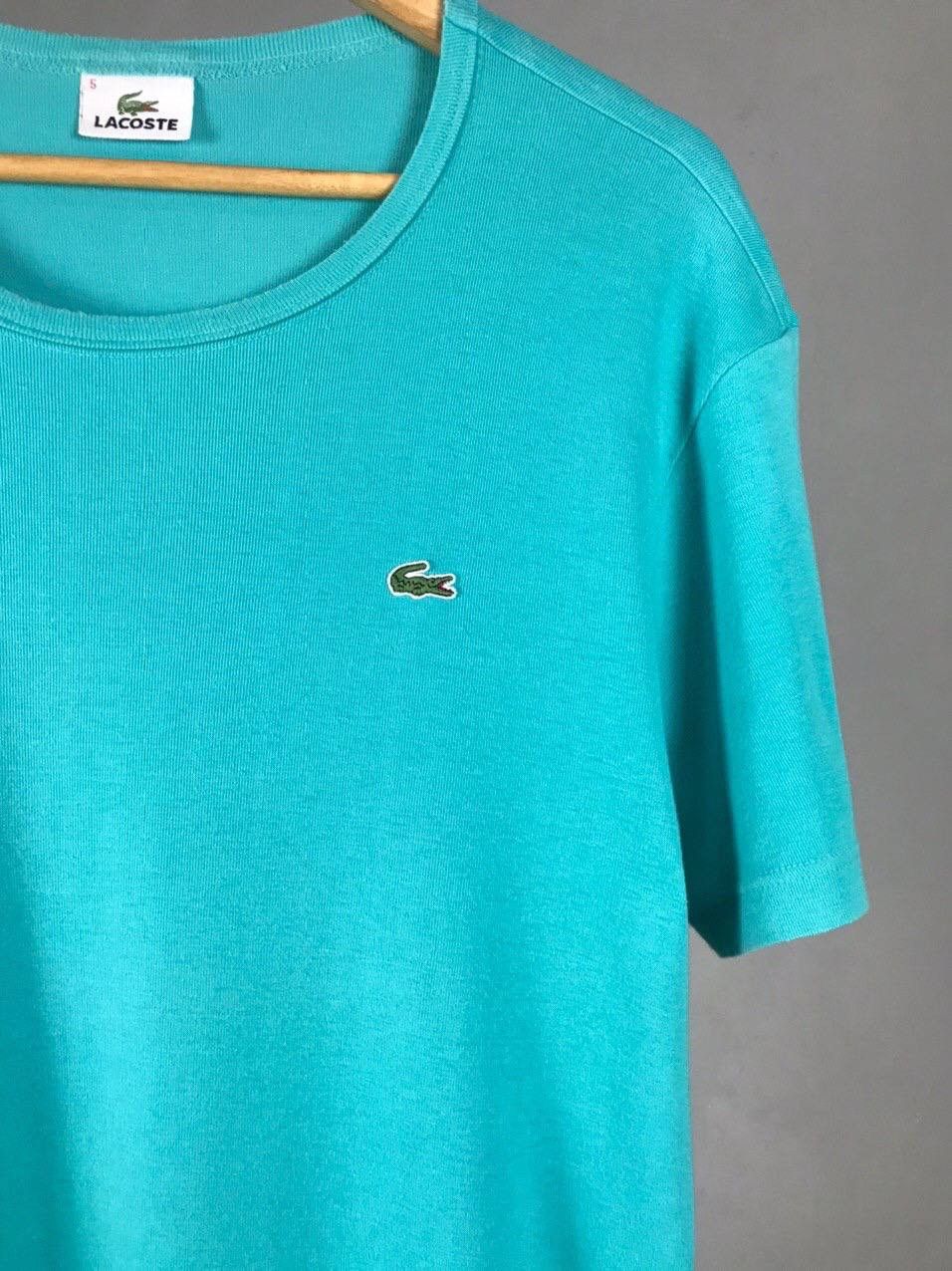 Lacoste Lacoste vintage luxury blue tee Size US M / EU 48-50 / 2 - 2 Thumbnail