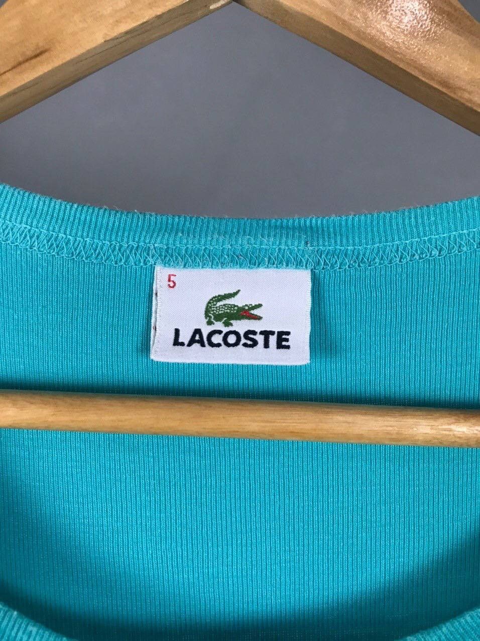 Lacoste Lacoste vintage luxury blue tee Size US M / EU 48-50 / 2 - 3 Thumbnail