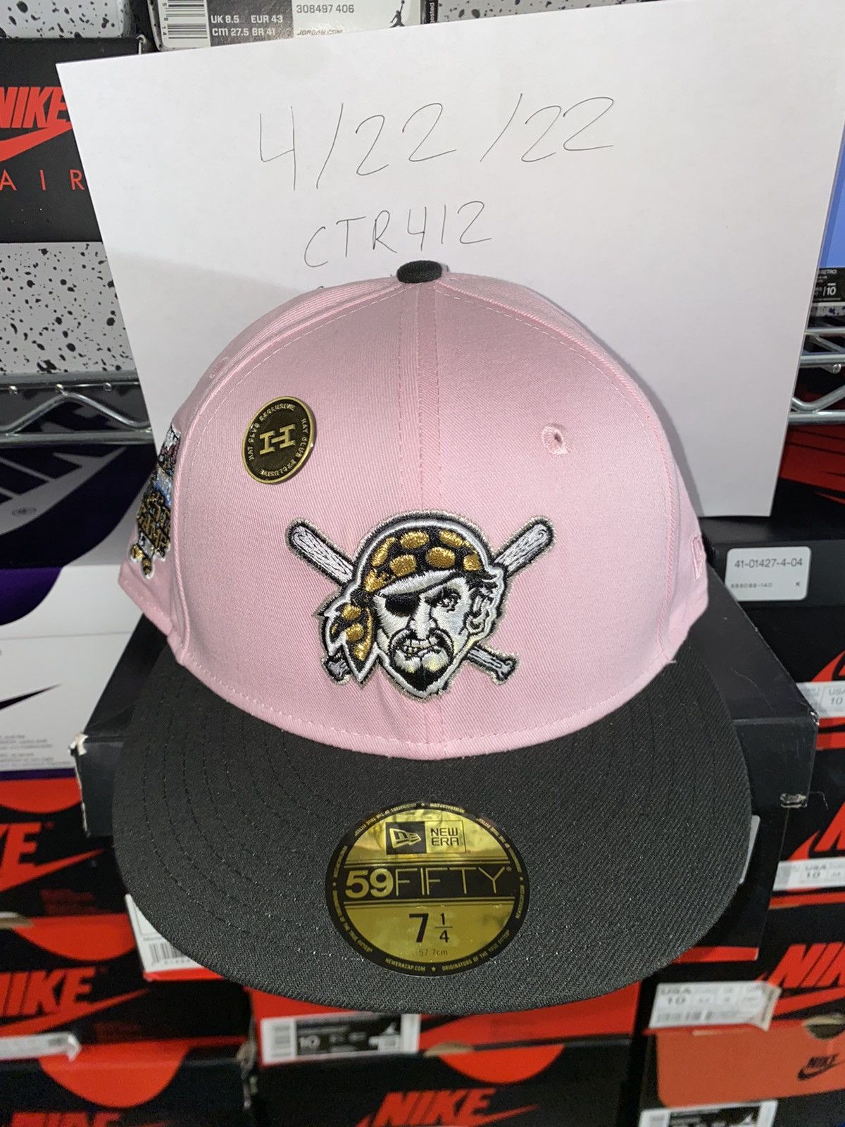 Hatclub exclusive 7 1/4 Pittsburgh pirates heartbreaker