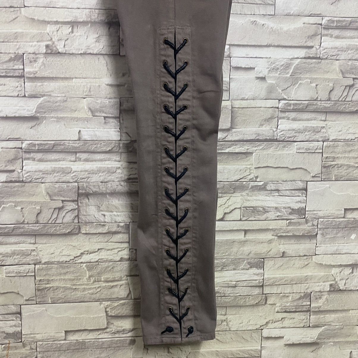 SHAREEF Shareef Denim Lace-up Pants Made in Japan Size US 29 - 16 Thumbnail