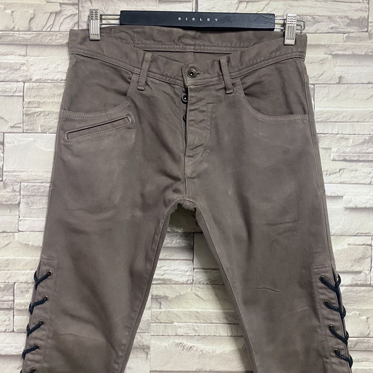 SHAREEF Shareef Denim Lace-up Pants Made in Japan Size US 29 - 6 Thumbnail