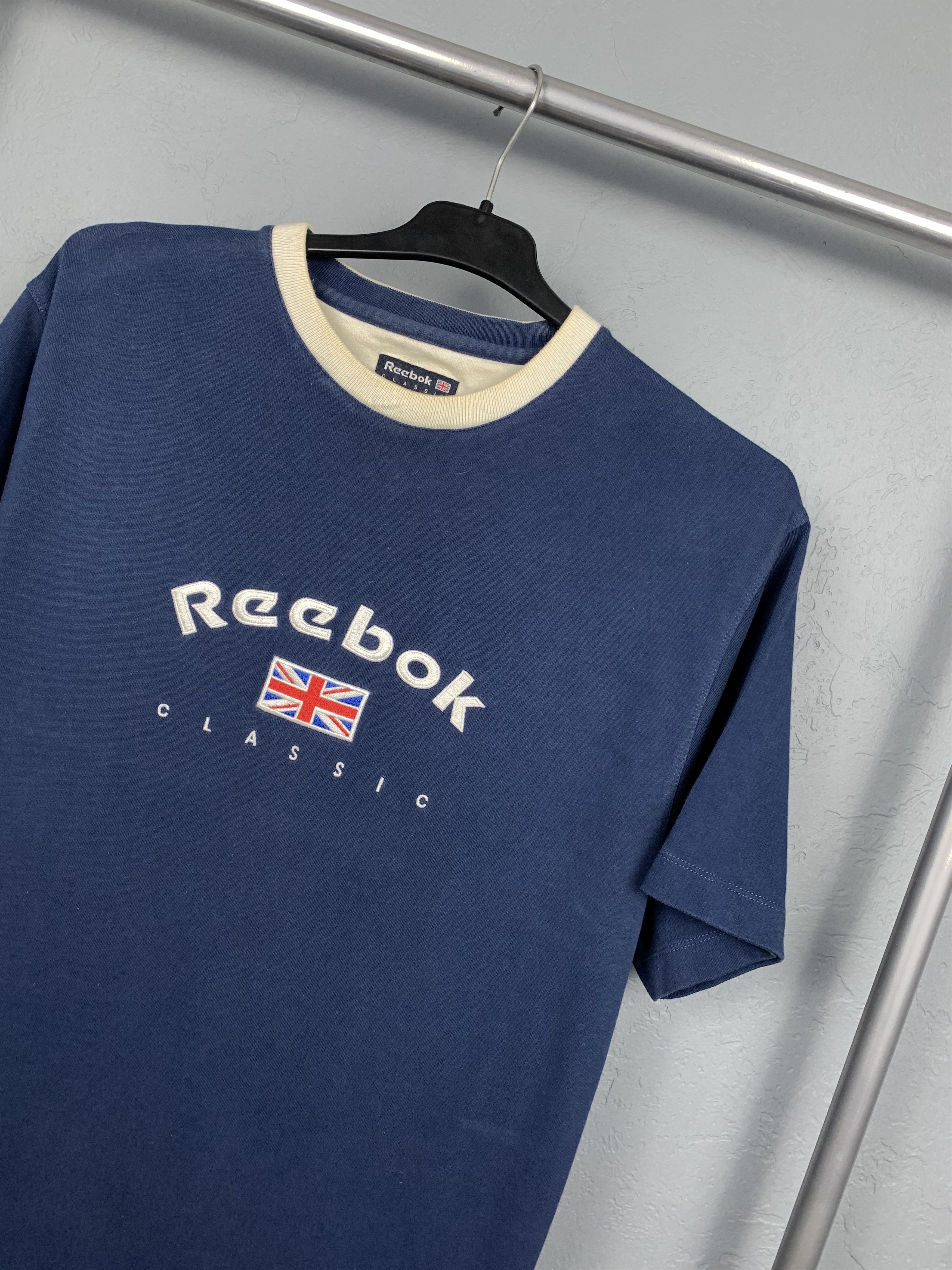 Reebok × Vintage 90's Vintage Reebok Men's T-Shirt Tee Size US L / EU 52-54 / 3 - 2 Thumbnail