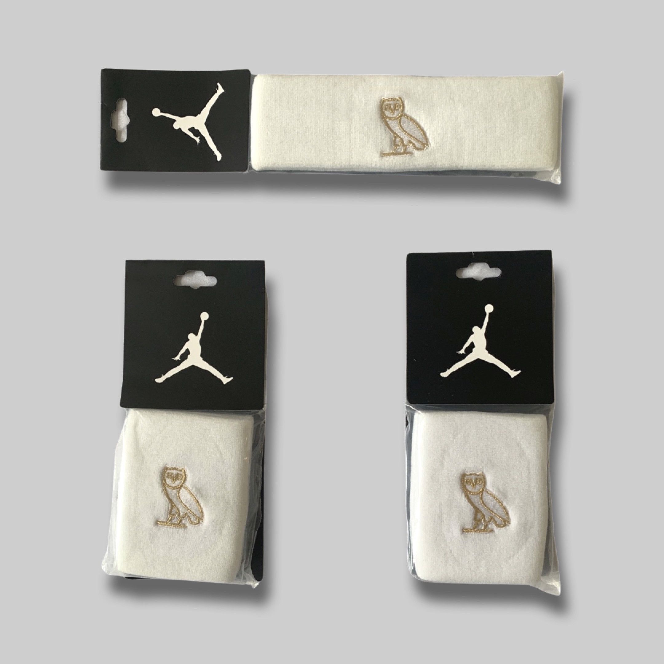 Jordan Brand OVO x Air Jordan x Nike Headband and 2 Wrist Bands Size ONE SIZE - 1 Thumbnail