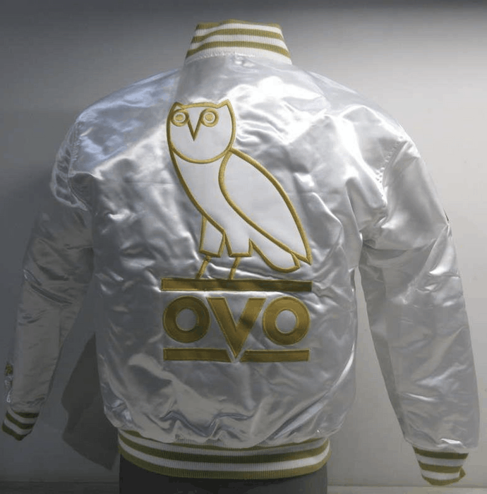 Ovo satin bomber on sale jacket