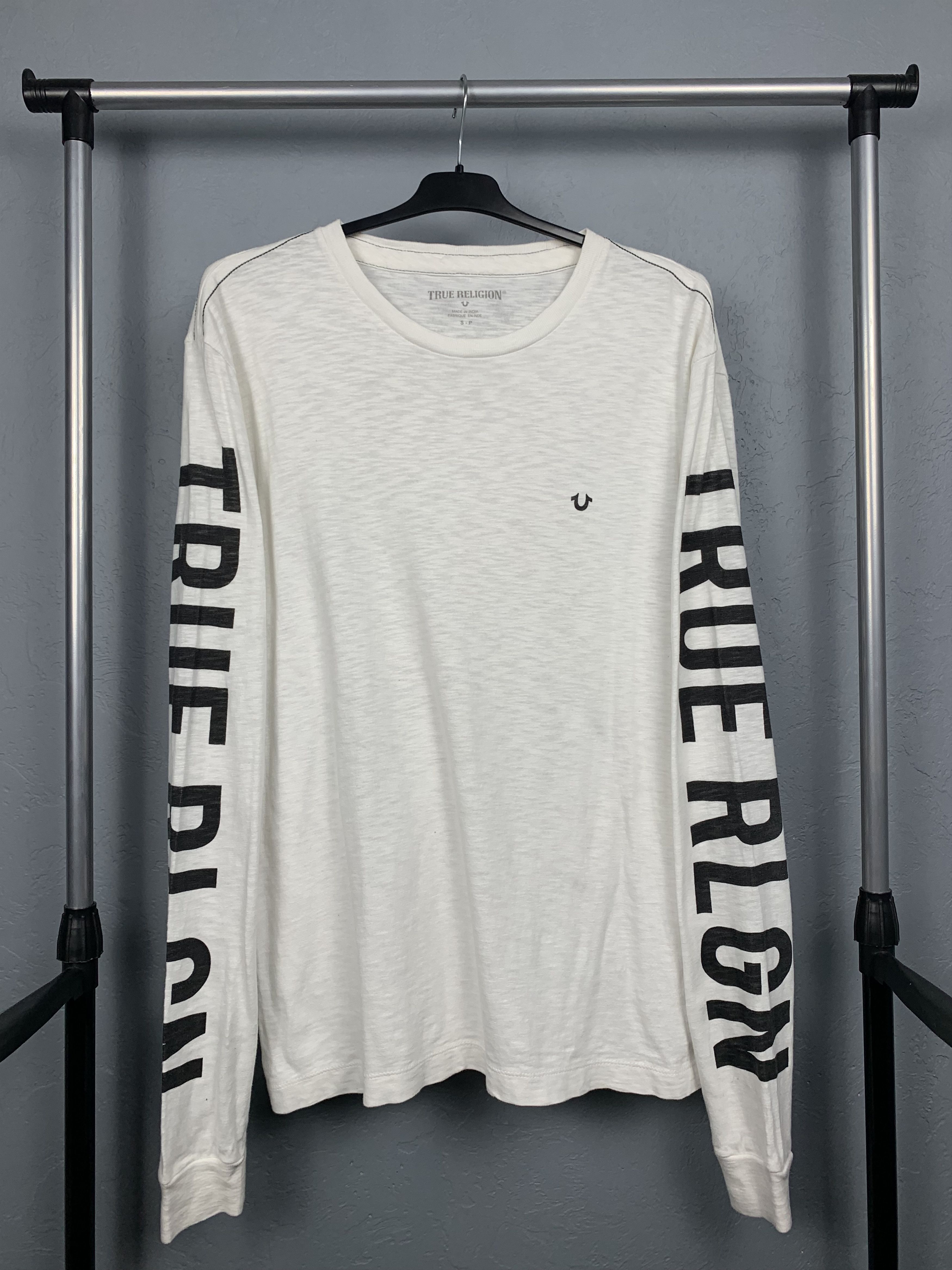 True Religion × Vintage True Religion Mens Long Sleeve T-Shirt Size US M / EU 48-50 / 2 - 1 Thumbnail