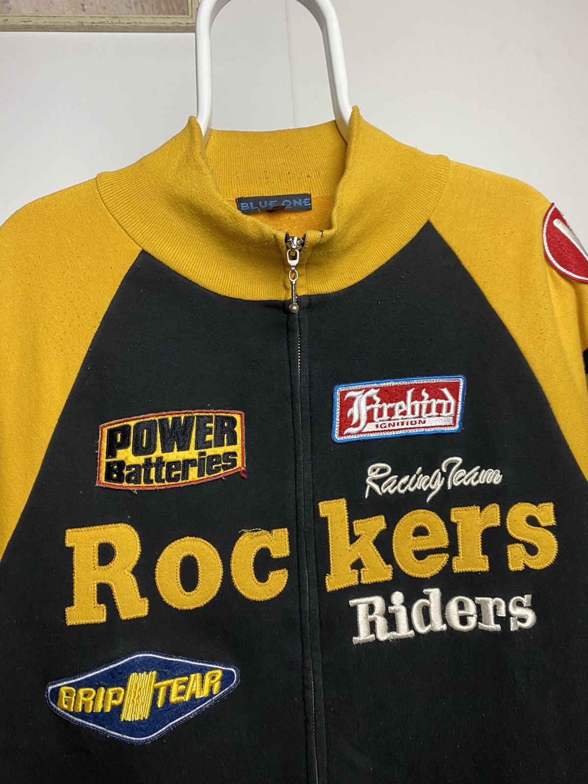 Vintage Rockers vintage Racing yellow zip sweatshirt blue one Size US M / EU 48-50 / 2 - 2 Thumbnail