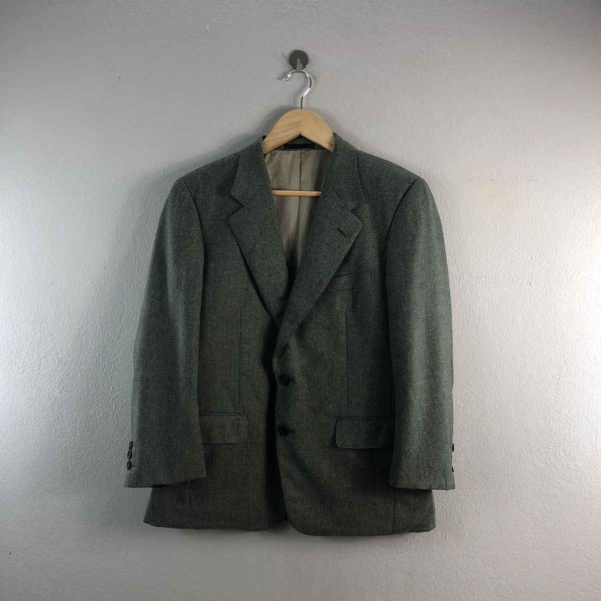 Vintage Aquascutum Of London Double Breast Mens Coat Blazer