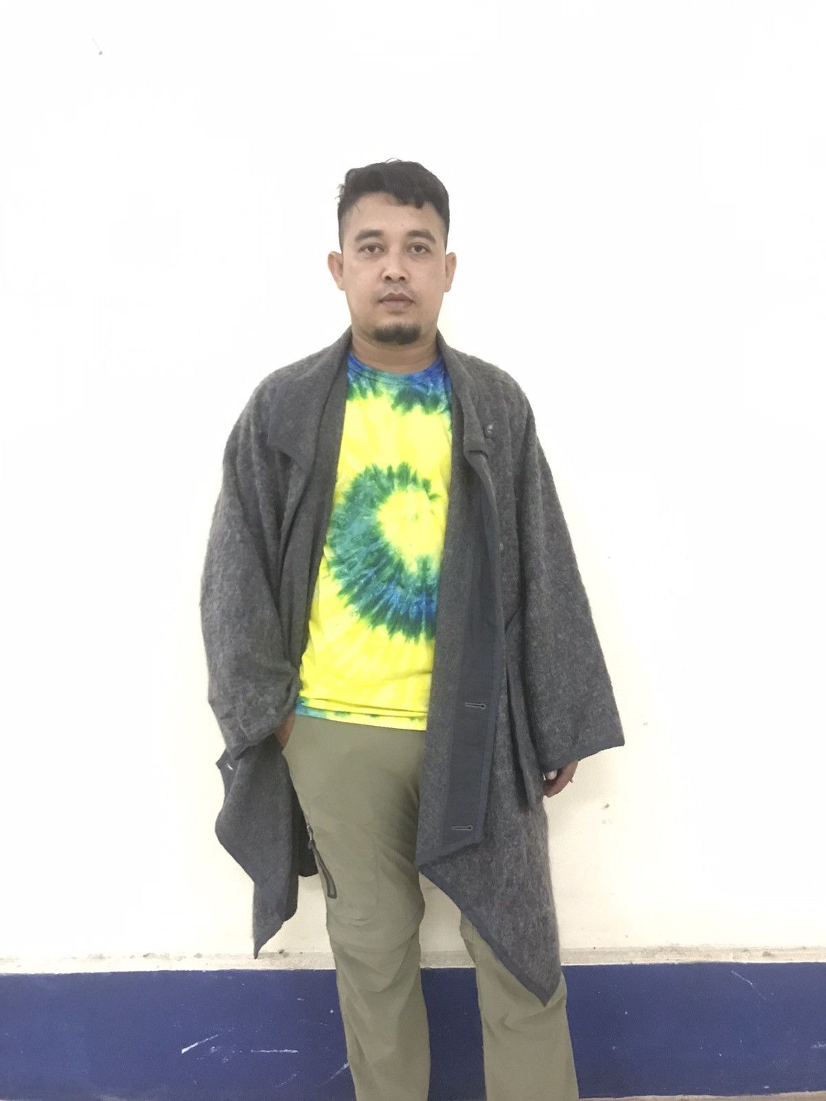 Issey Miyake 🔥VERY RARE🔥VINTAGE 80’s ISSEY SPORT MOHAIR OVER COAT Size US L / EU 52-54 / 3 - 4 Thumbnail