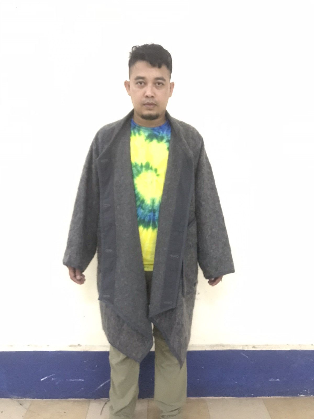 Issey Miyake 🔥VERY RARE🔥VINTAGE 80’s ISSEY SPORT MOHAIR OVER COAT Size US L / EU 52-54 / 3 - 5 Thumbnail