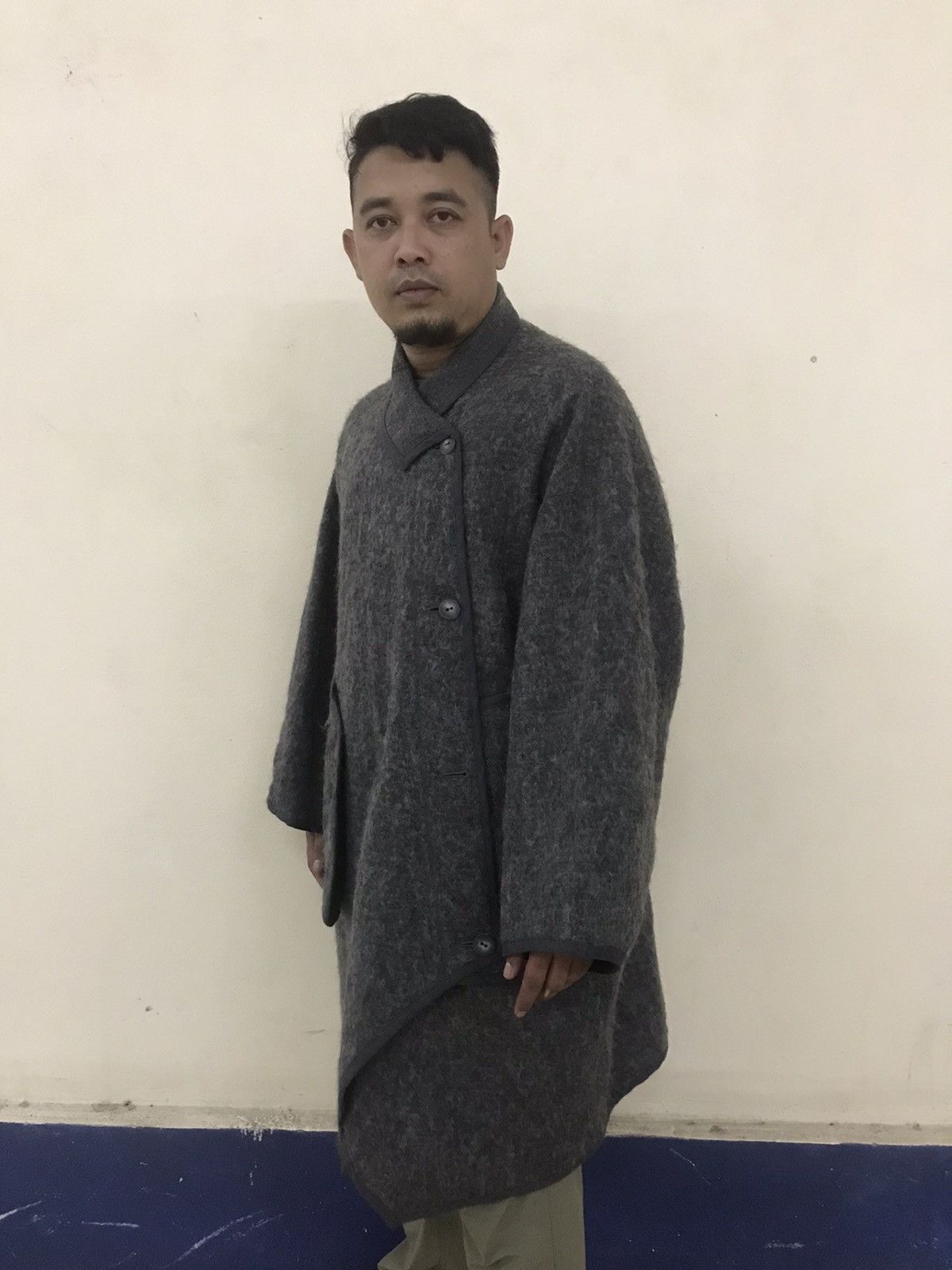 Issey Miyake 🔥VERY RARE🔥VINTAGE 80’s ISSEY SPORT MOHAIR OVER COAT Size US L / EU 52-54 / 3 - 11 Thumbnail