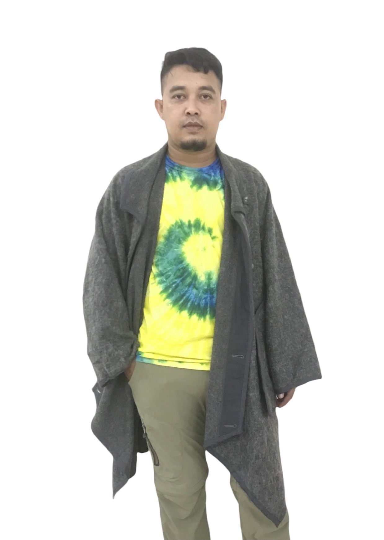 Issey Miyake 🔥VERY RARE🔥VINTAGE 80’s ISSEY SPORT MOHAIR OVER COAT Size US L / EU 52-54 / 3 - 3 Thumbnail