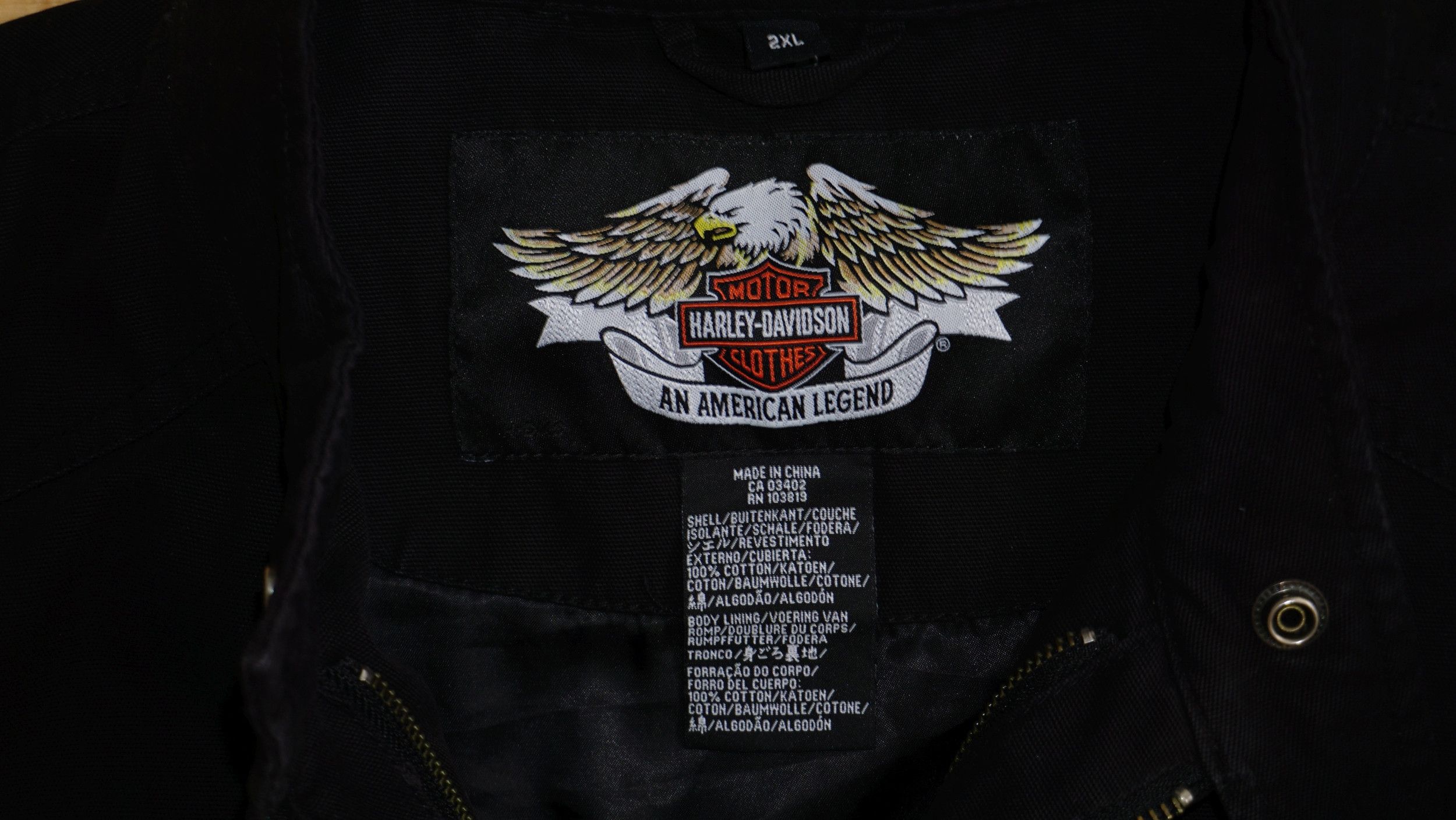 Harley Davidson Harley Davidson Vintage Big Logo Moto Jacket Size US XXL / EU 58 / 5 - 6 Thumbnail