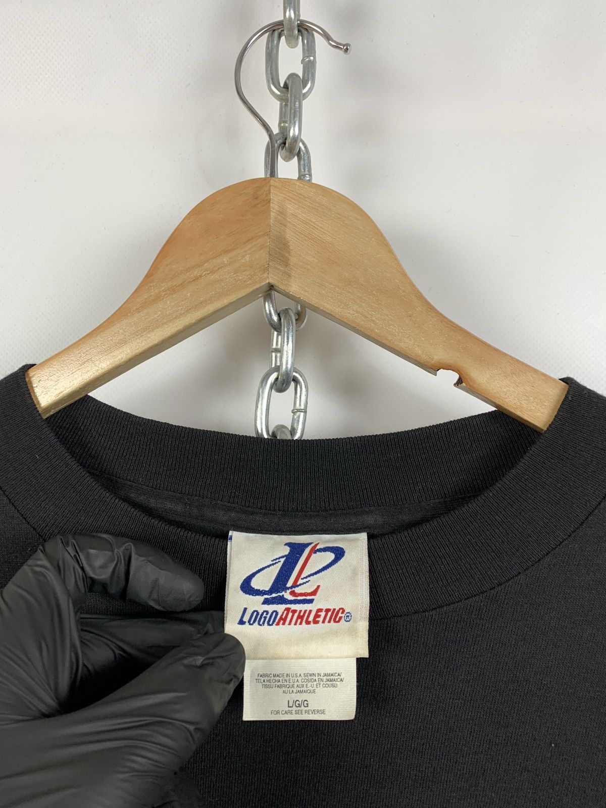 NASCAR 1996 Vintage NASCAR Brickyard 400 Racing Black T-Shirt Size US L / EU 52-54 / 3 - 18 Thumbnail
