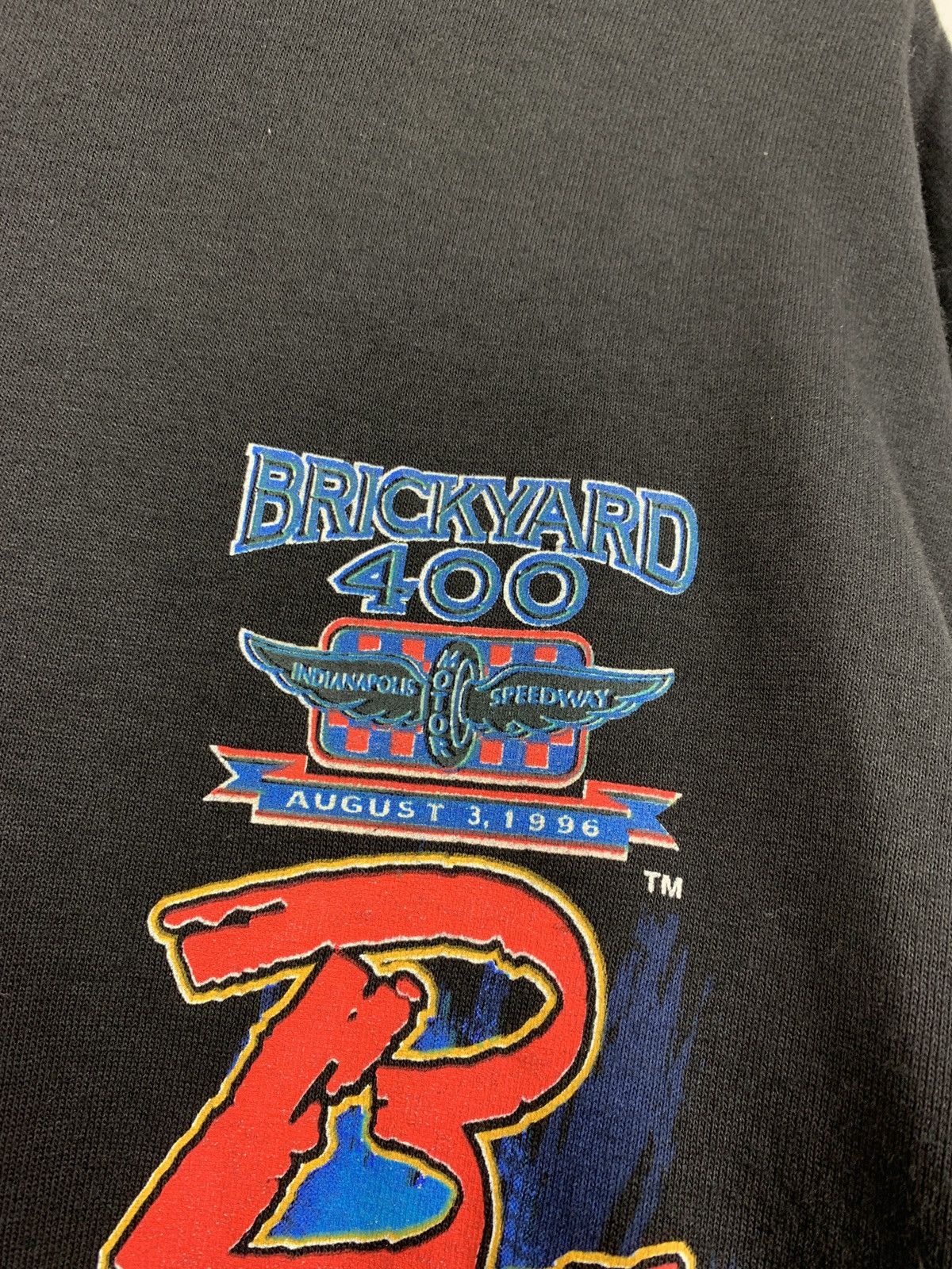 NASCAR 1996 Vintage NASCAR Brickyard 400 Racing Black T-Shirt Size US L / EU 52-54 / 3 - 17 Thumbnail