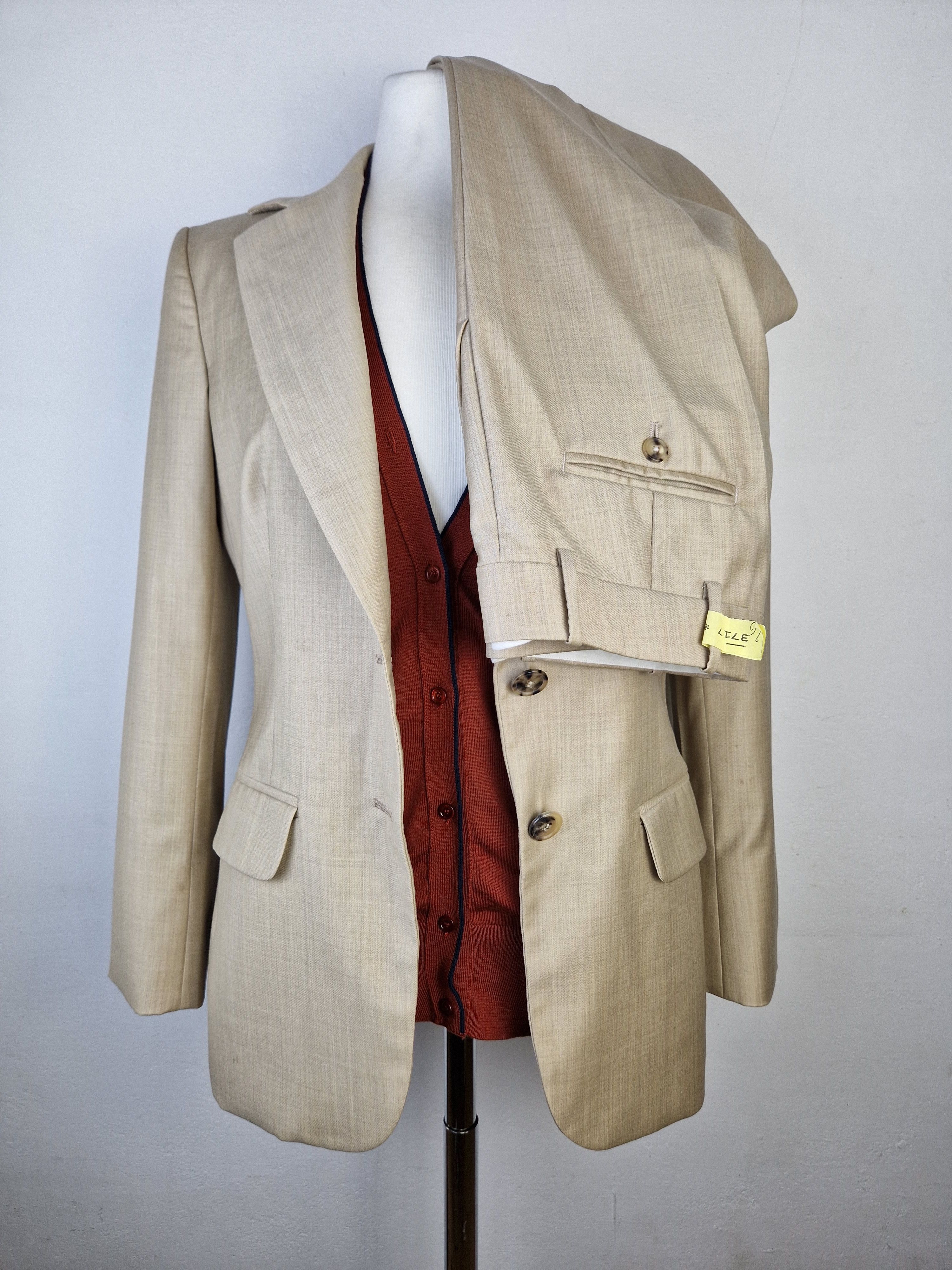 Loro Piana Suit Set Trousers Cardigan Blazer