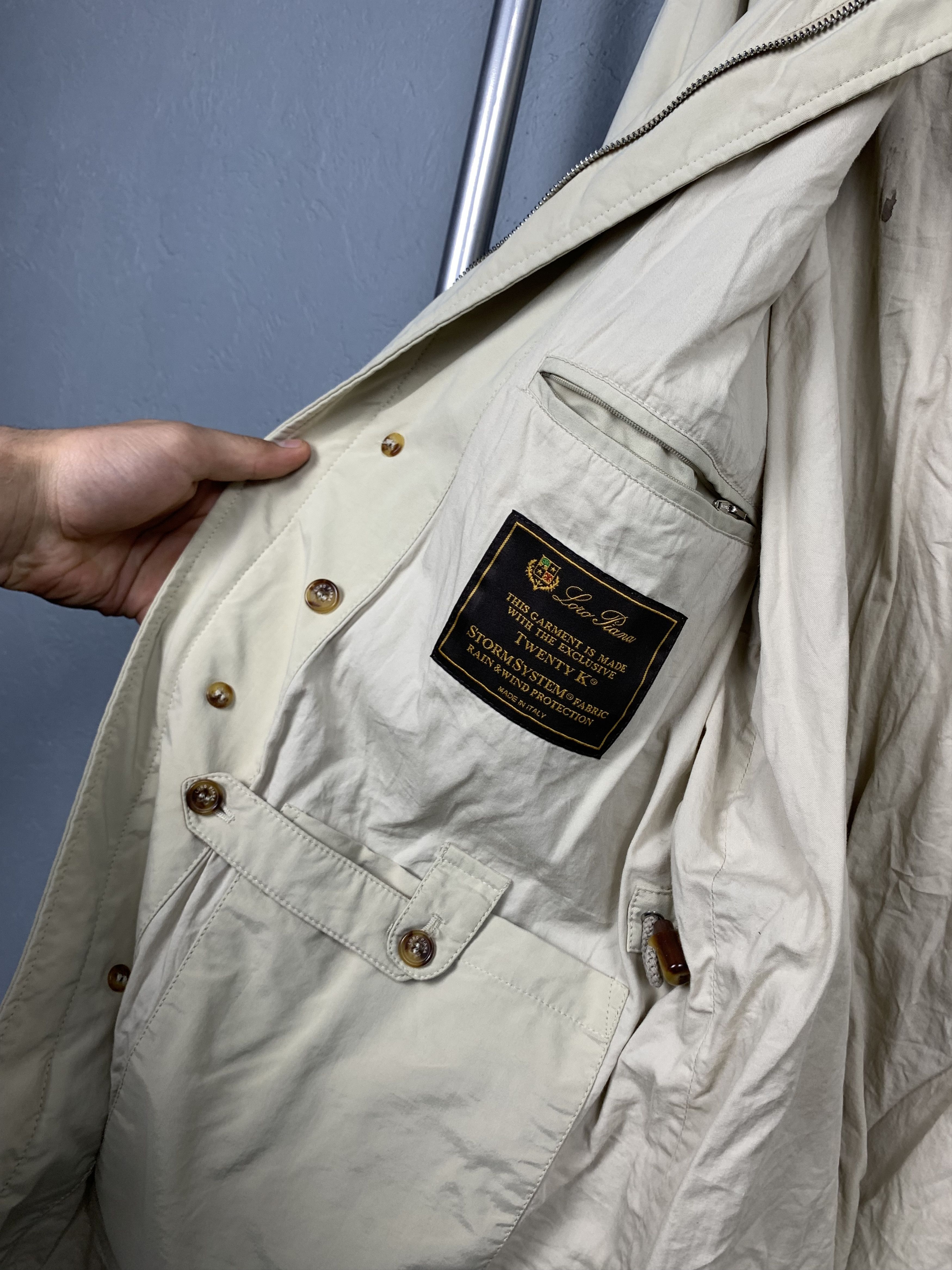 Loro Piana Loro Piana Mens Nylon Jacket Size US XL / EU 56 / 4 - 6 Thumbnail