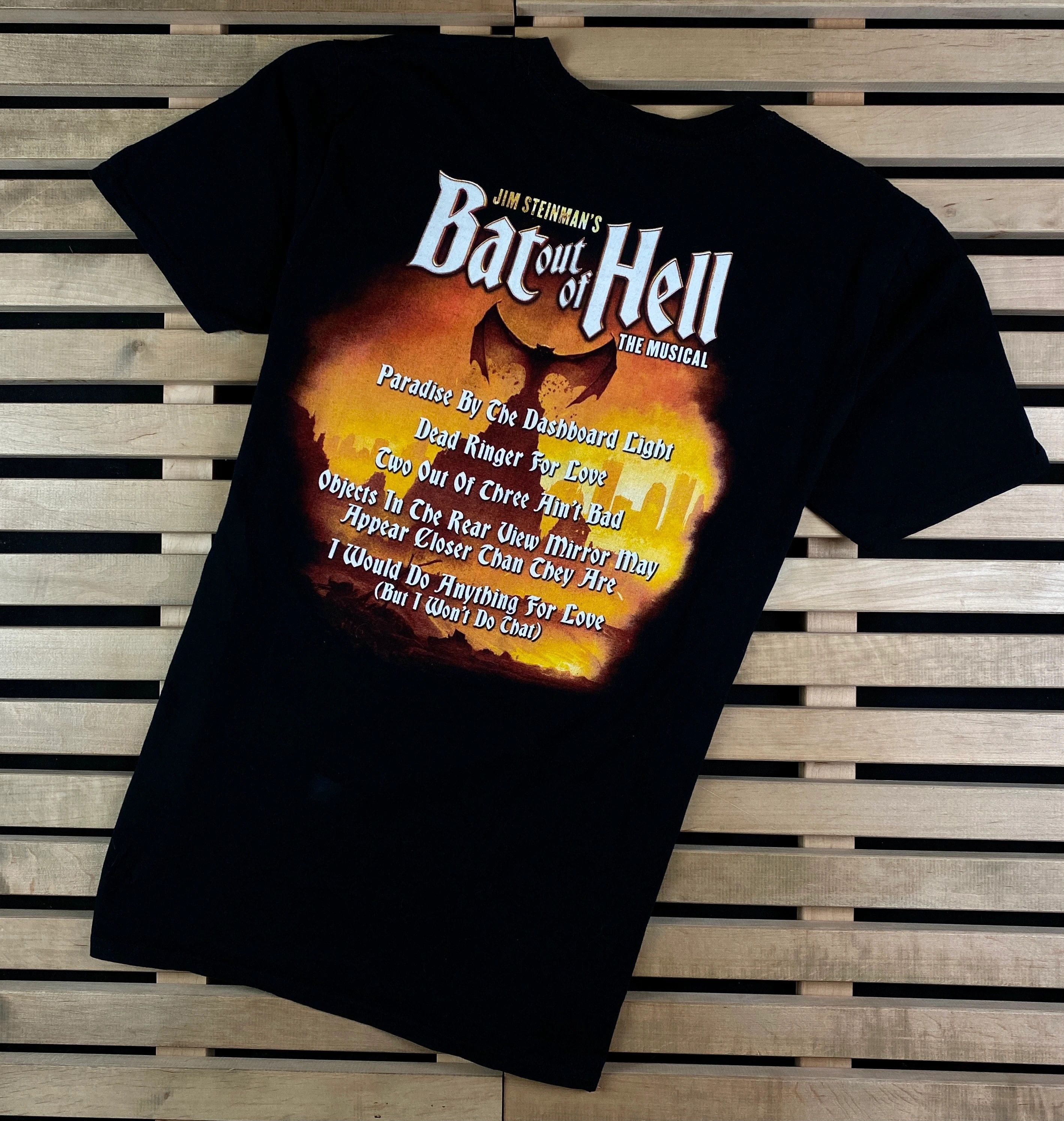 Band Tees × Vintage Mens Vintage T Shirt Meat Loaf Bat Out of Hell Size L Size US L / EU 52-54 / 3 - 6 Thumbnail