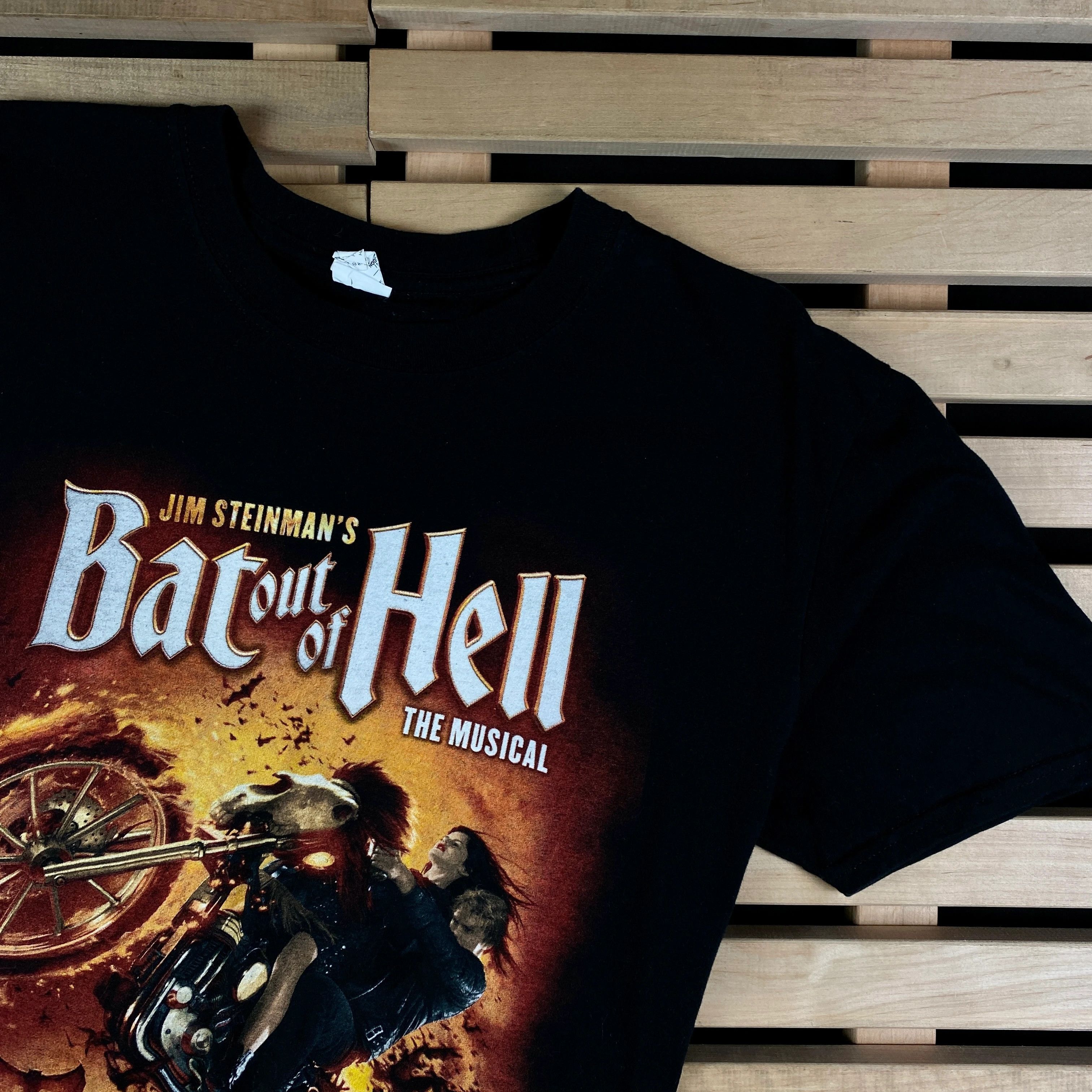 Band Tees × Vintage Mens Vintage T Shirt Meat Loaf Bat Out of Hell Size L Size US L / EU 52-54 / 3 - 2 Thumbnail