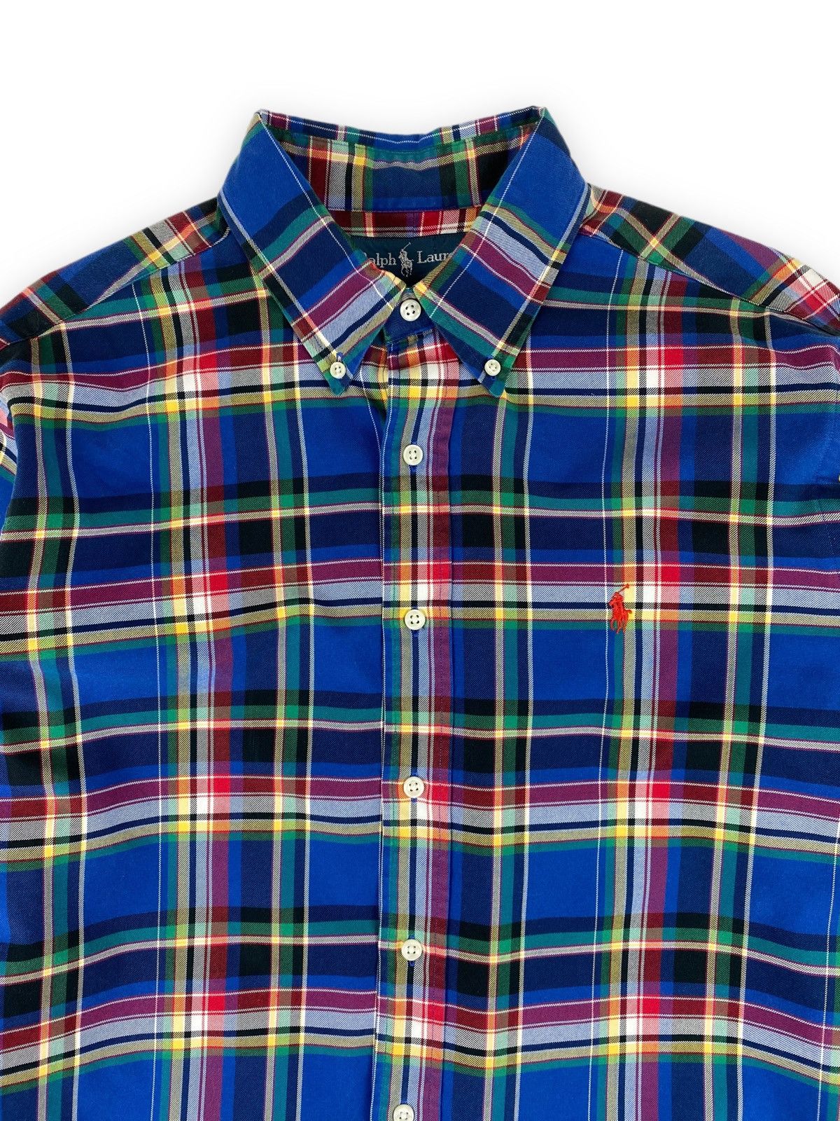 Polo Ralph Lauren × Vintage Mens Vintage Ralph Lauren Shirt Long Sleeve Size L Size US L / EU 52-54 / 3 - 2 Thumbnail