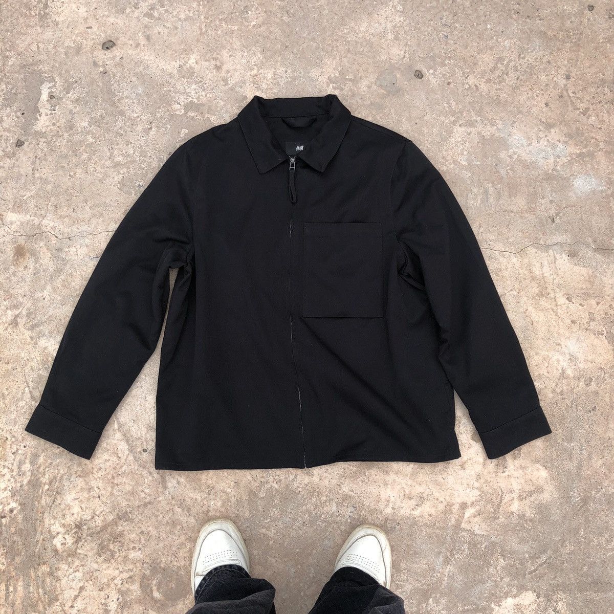 H&M workwear over shirt jacket minimalistic Carhartt style