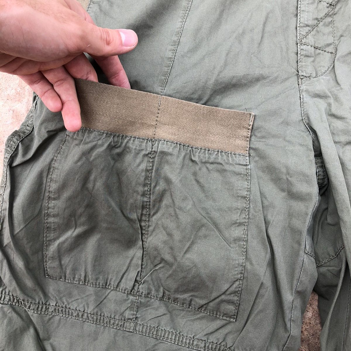 Japanese Brand vintage Japanese cargo multi pocket wide leg shorts Y2K Size US 34 / EU 50 - 4 Thumbnail