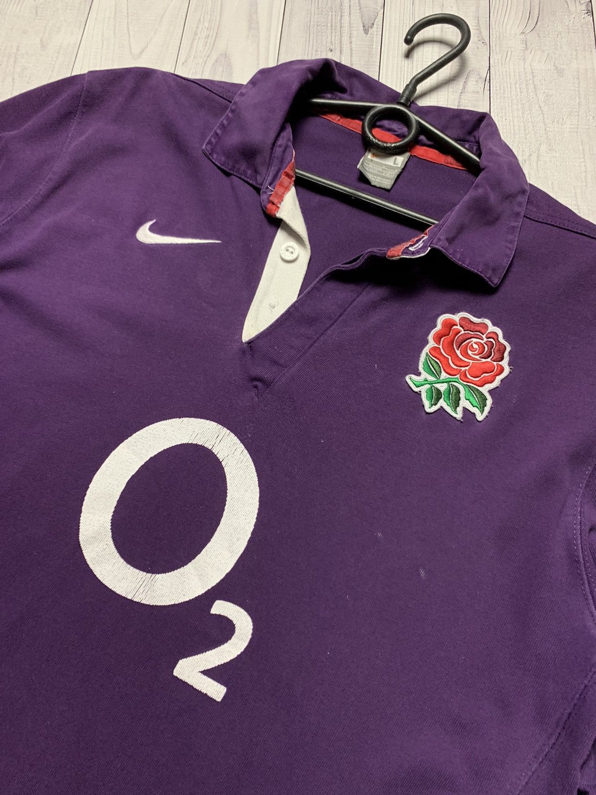 Vintage Vintage Nike rugby England jersey purple rare away size M/L Size US L / EU 52-54 / 3 - 4 Thumbnail