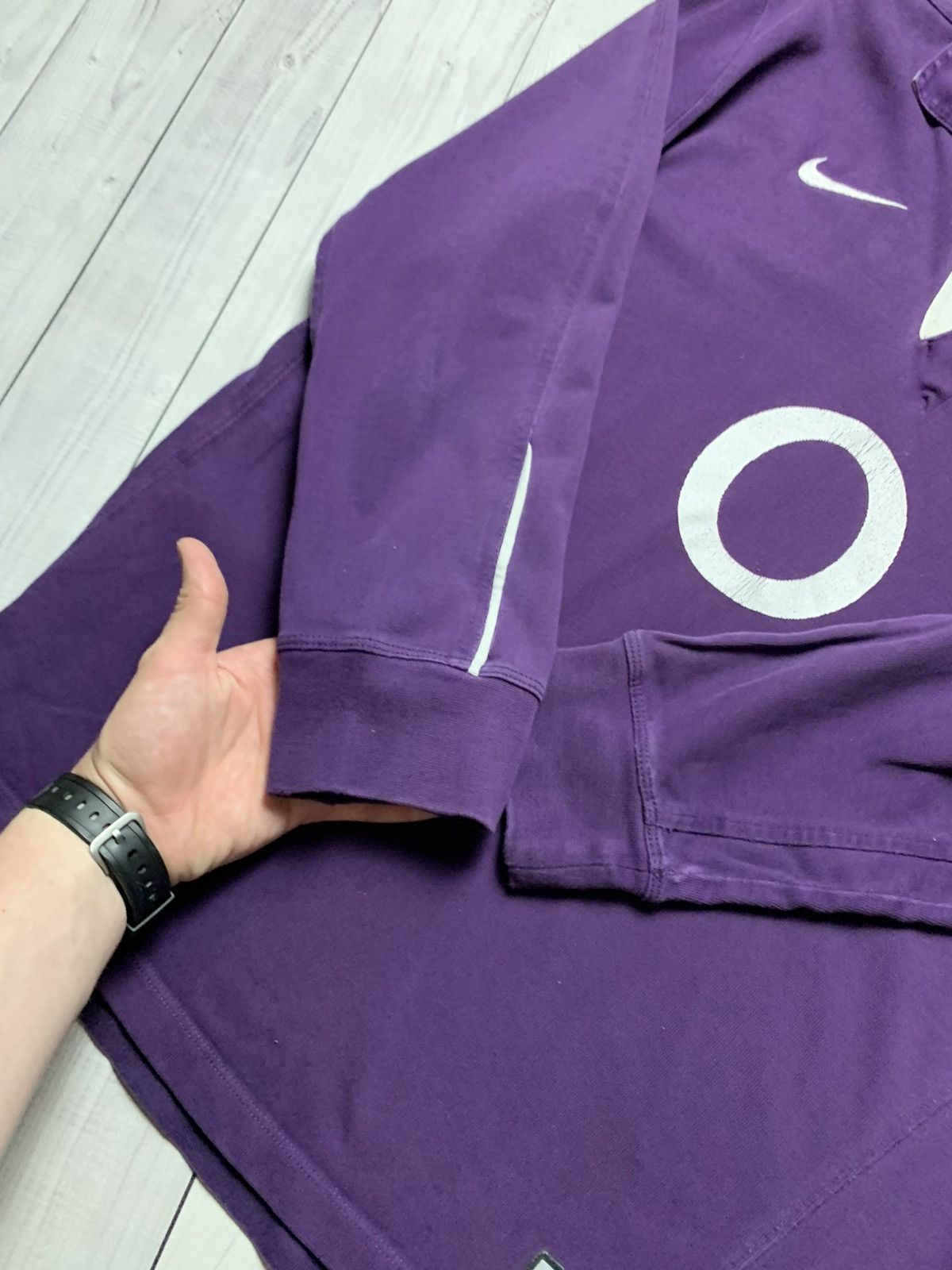 Vintage Vintage Nike rugby England jersey purple rare away size M/L Size US L / EU 52-54 / 3 - 8 Thumbnail