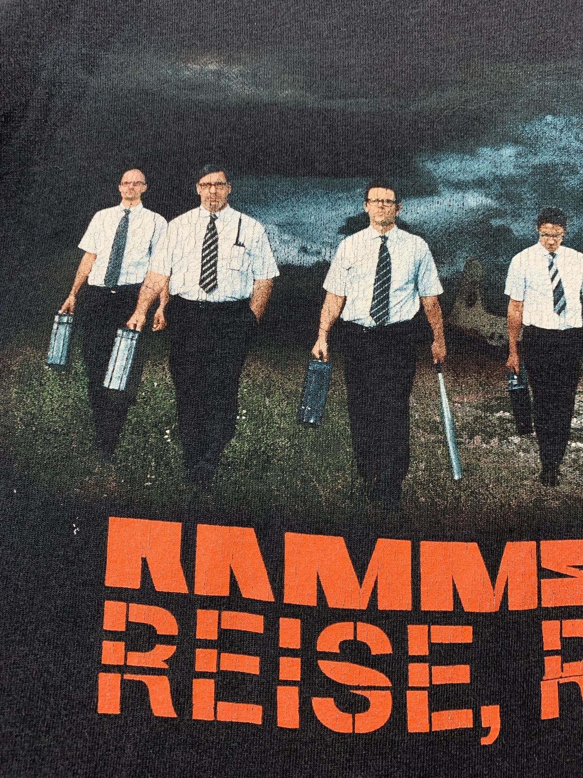Band Tees 2004 Vintage Rammstein Reise Reise Tour T-Shirt Size US XL / EU 56 / 4 - 9 Thumbnail
