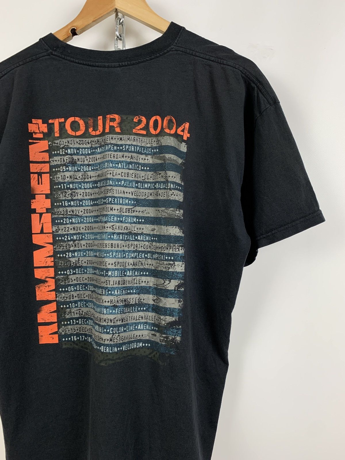 Band Tees 2004 Vintage Rammstein Reise Reise Tour T-Shirt Size US XL / EU 56 / 4 - 7 Thumbnail