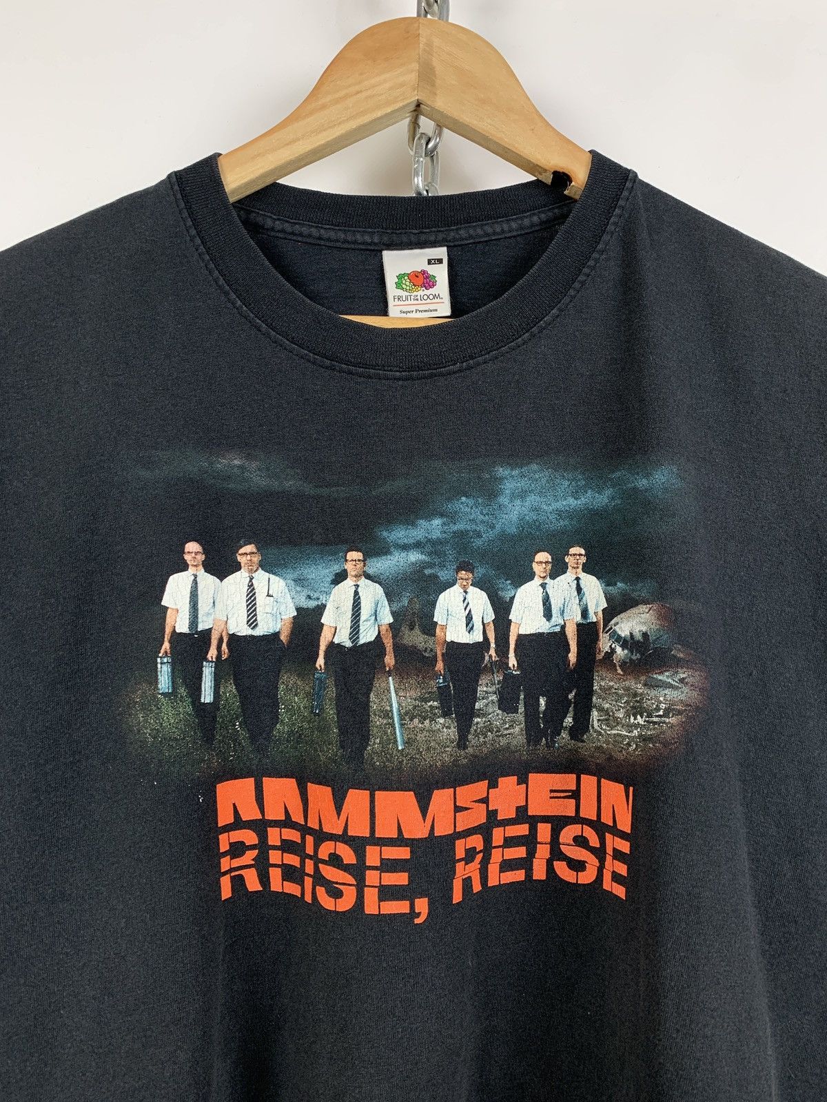 Band Tees 2004 Vintage Rammstein Reise Reise Tour T-Shirt Size US XL / EU 56 / 4 - 5 Thumbnail