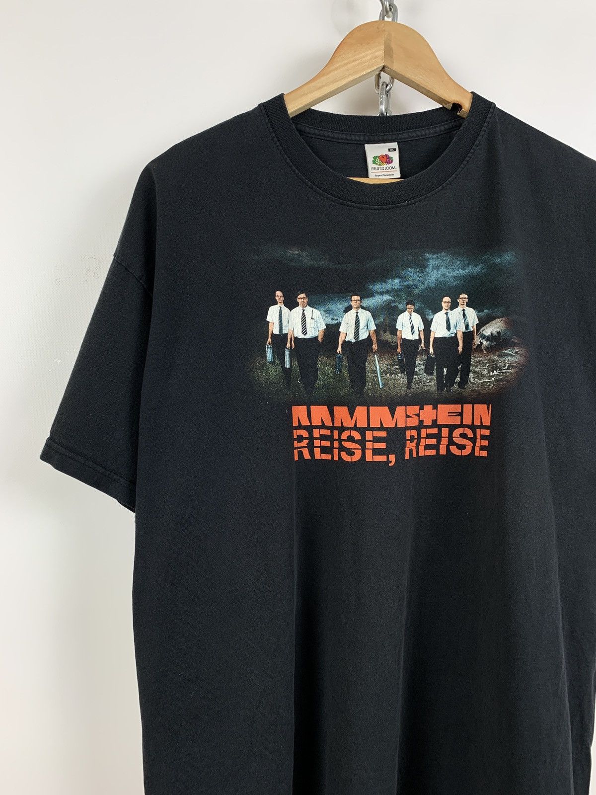 Band Tees 2004 Vintage Rammstein Reise Reise Tour T-Shirt Size US XL / EU 56 / 4 - 3 Thumbnail