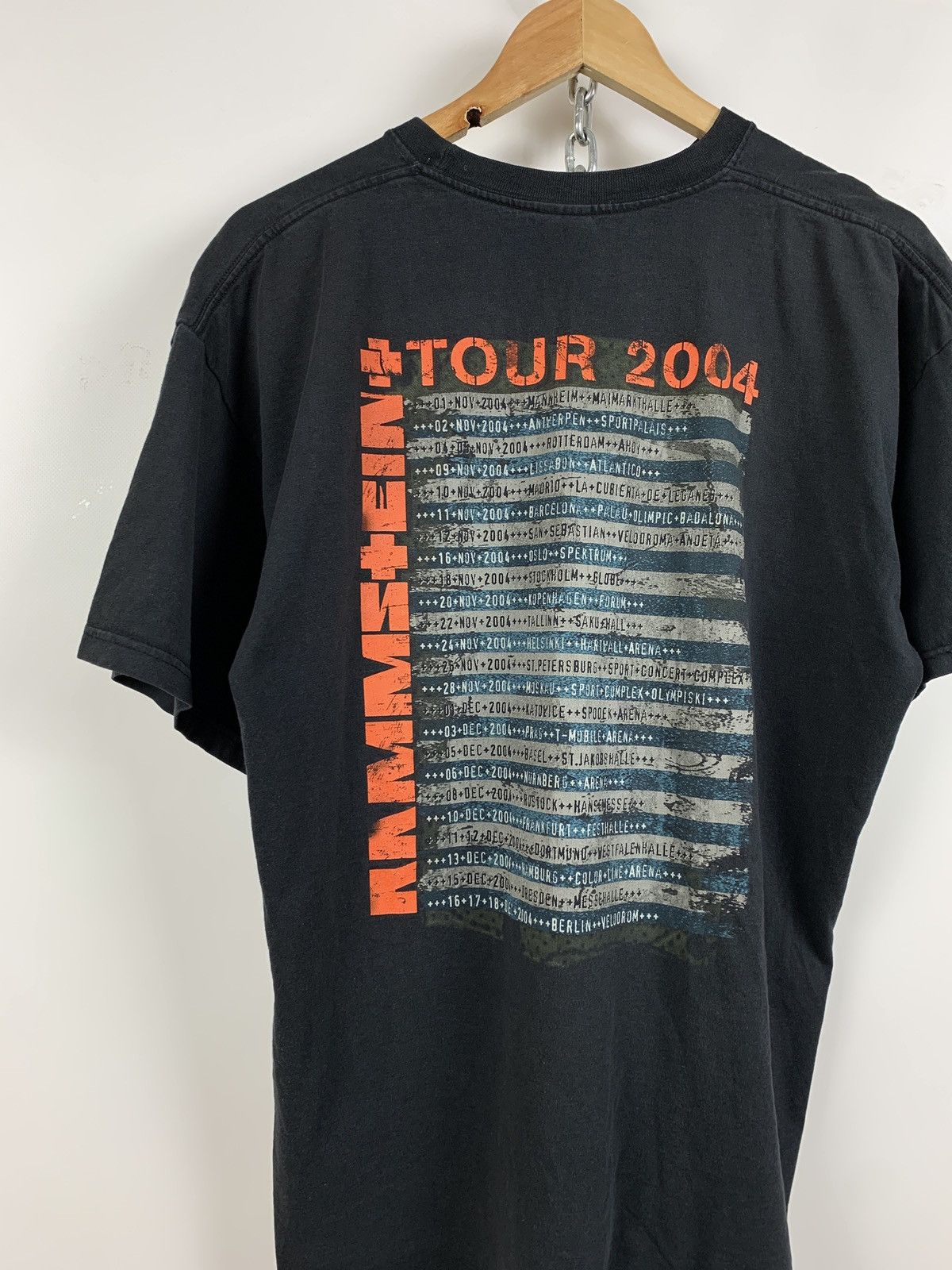 Band Tees 2004 Vintage Rammstein Reise Reise Tour T-Shirt Size US XL / EU 56 / 4 - 6 Thumbnail