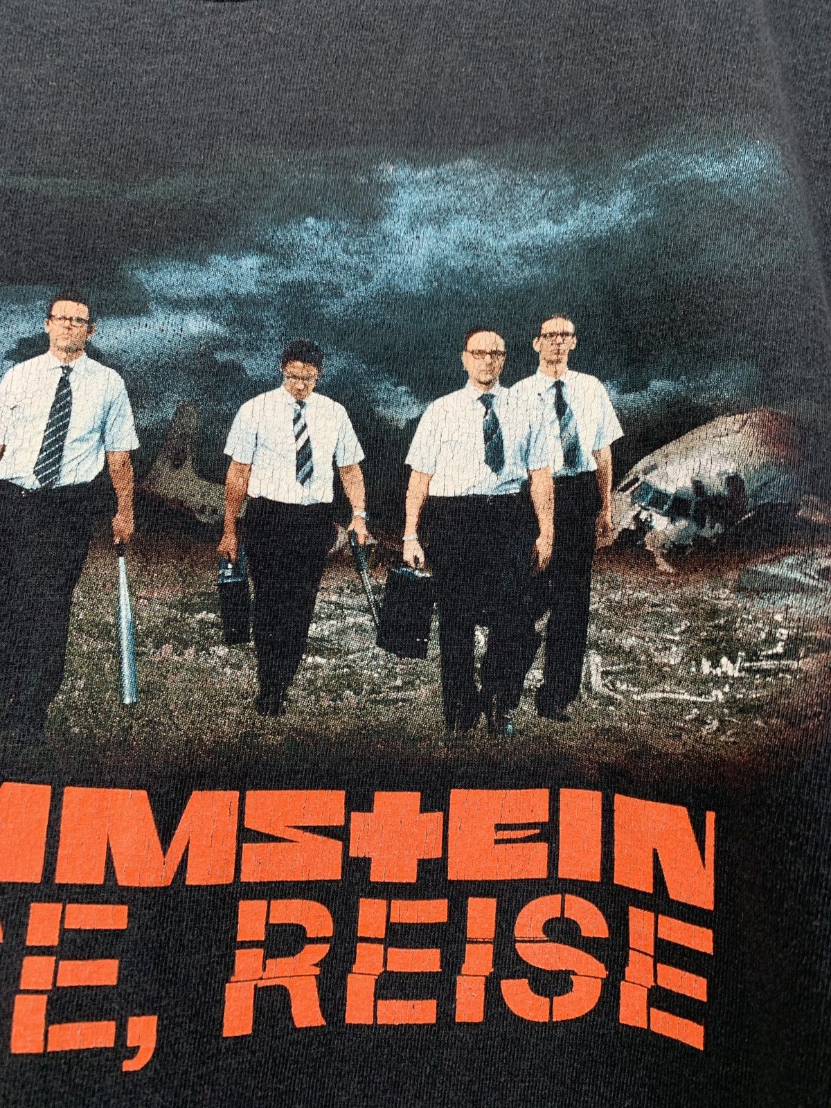 Band Tees 2004 Vintage Rammstein Reise Reise Tour T-Shirt Size US XL / EU 56 / 4 - 10 Thumbnail