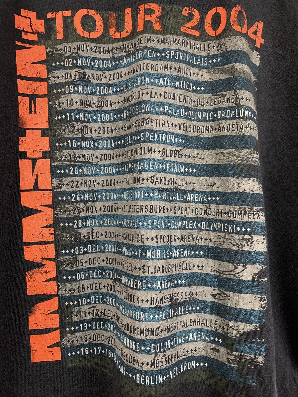 Band Tees 2004 Vintage Rammstein Reise Reise Tour T-Shirt Size US XL / EU 56 / 4 - 11 Thumbnail