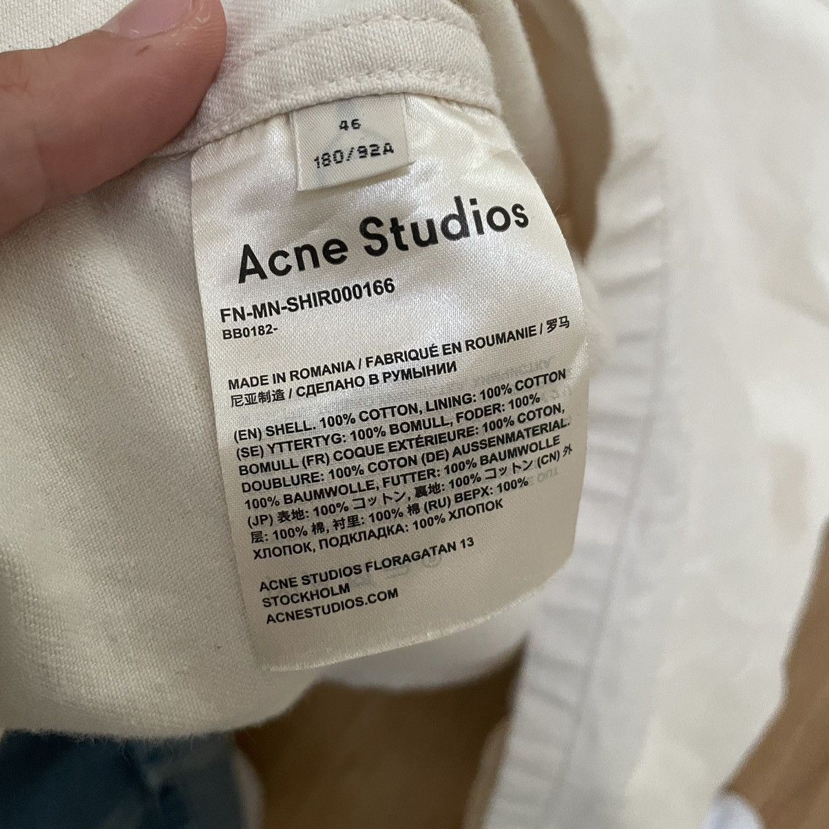 Acne Studios Acne Studios Denim Overshirt Size US S / EU 44-46 / 1 - 5 Thumbnail