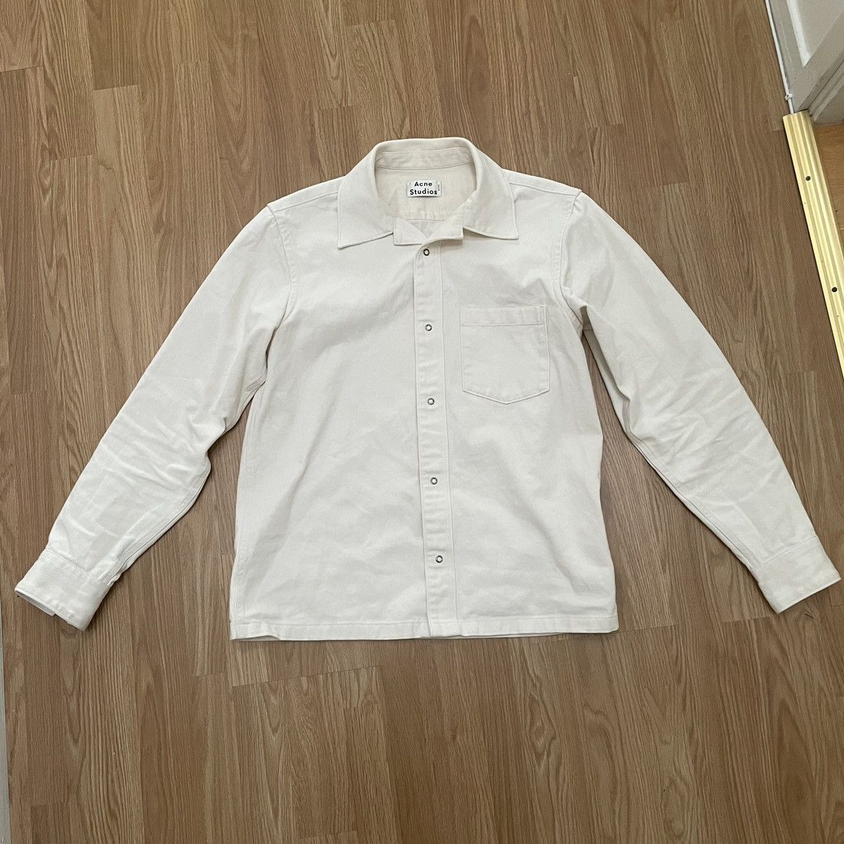 Acne Studios Acne Studios Denim Overshirt Size US S / EU 44-46 / 1 - 1 Thumbnail