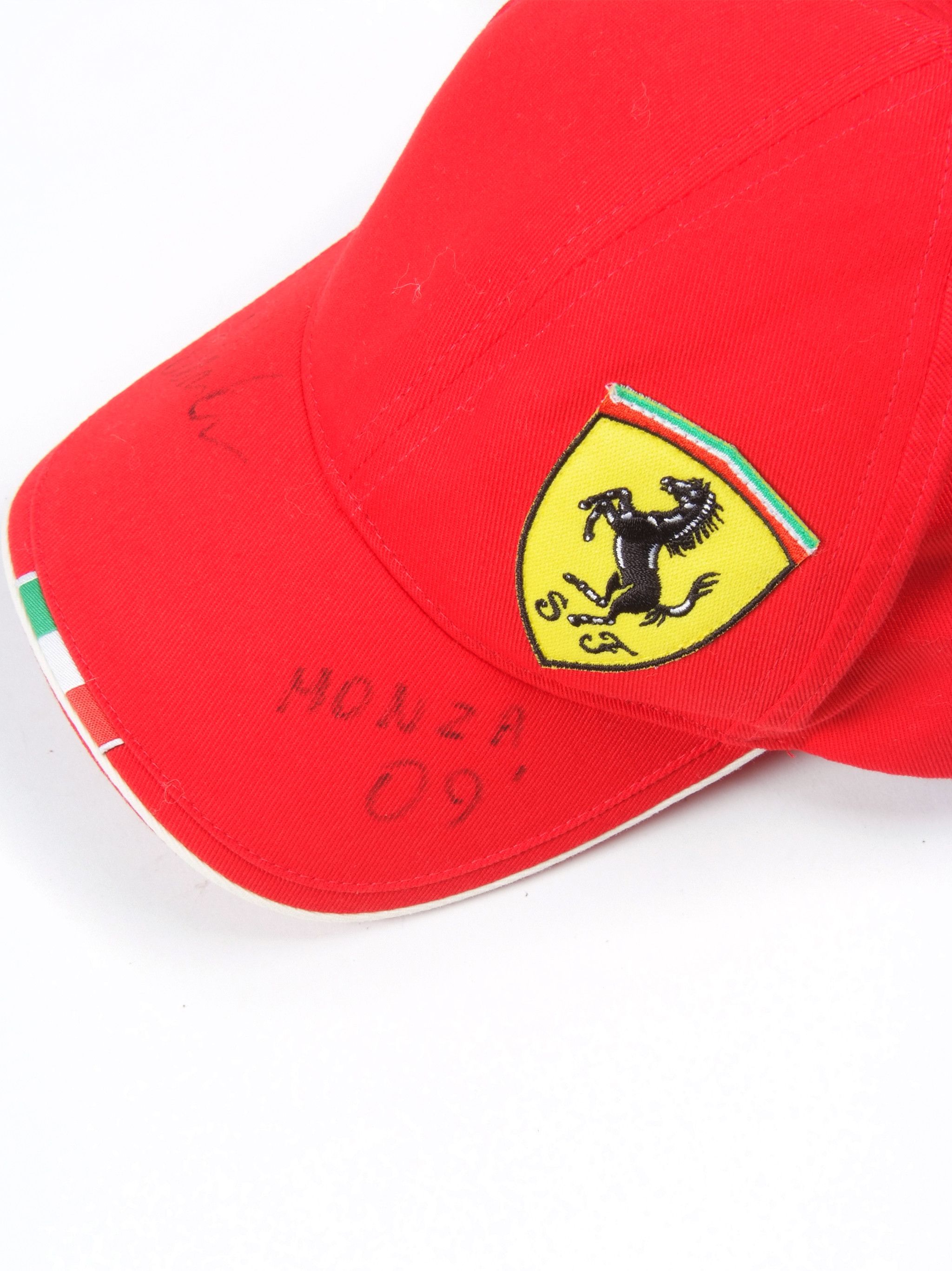 Ferrari Vintage Rare Ferrari Team Italian GP Monza 09' Signed Cap Size ONE SIZE - 7 Thumbnail