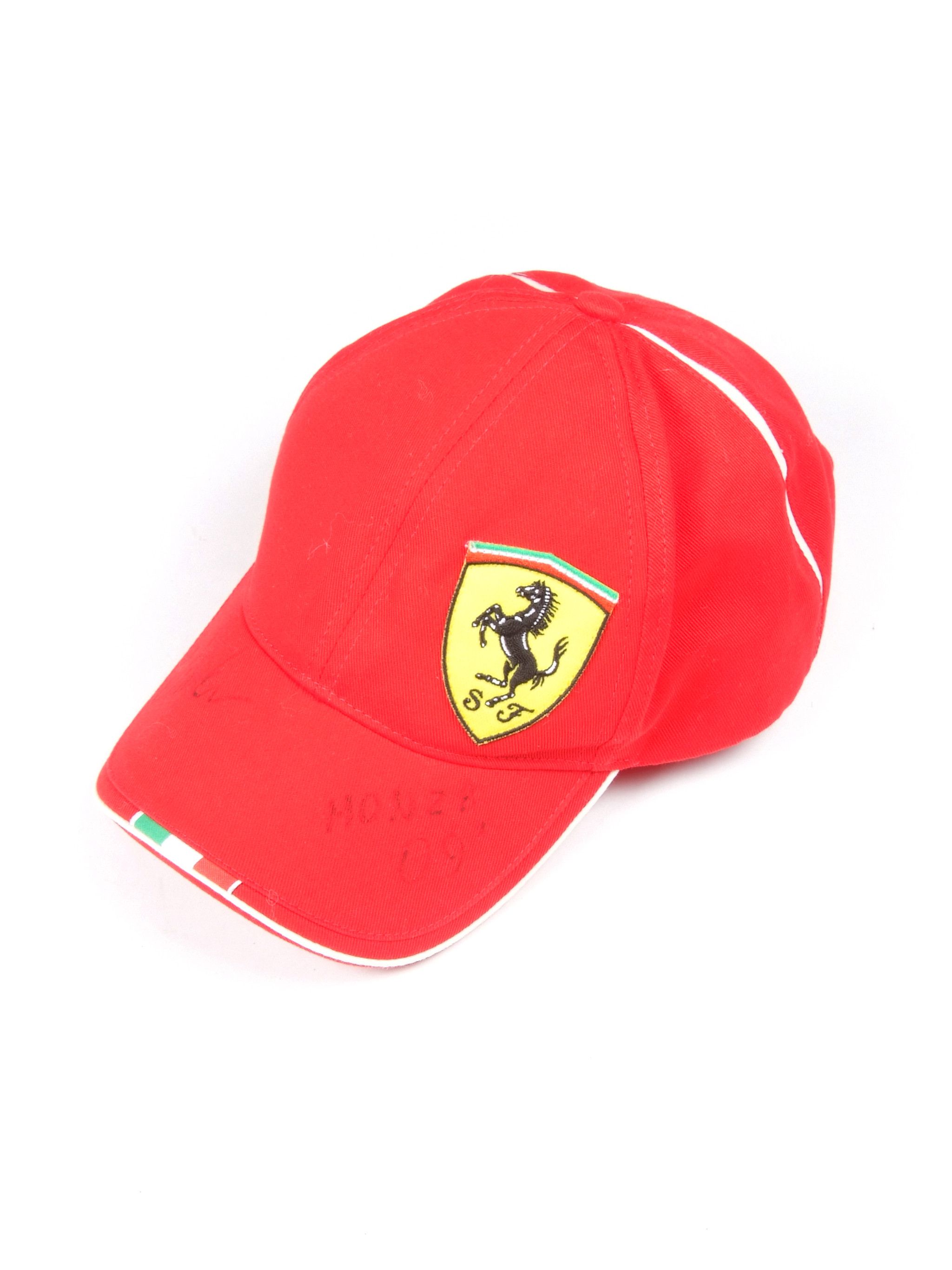 Ferrari Vintage Rare Ferrari Team Italian GP Monza 09' Signed Cap Size ONE SIZE - 1 Thumbnail