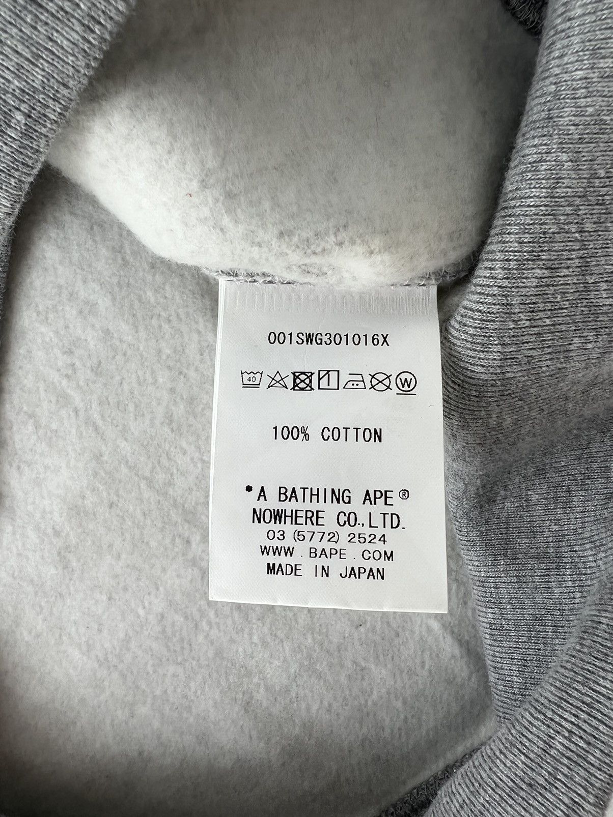 Bape A Bathing Ape / Bape Relaxed College Crewneck Size US XL / EU 56 / 4 - 10 Thumbnail