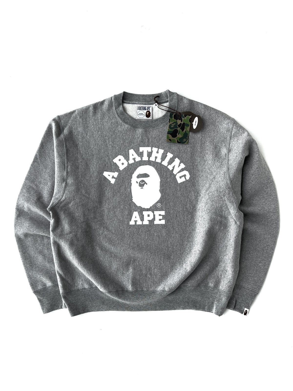 Bape A Bathing Ape / Bape Relaxed College Crewneck Size US XL / EU 56 / 4 - 3 Thumbnail