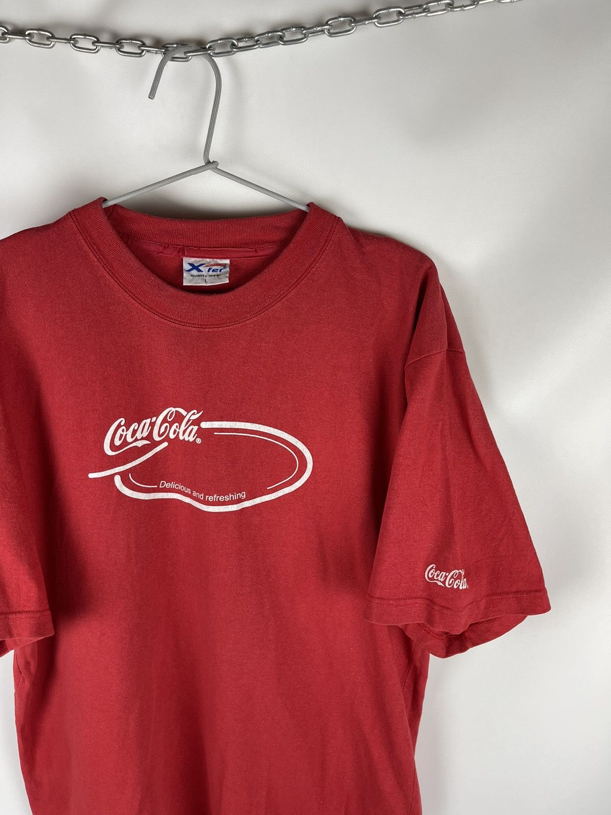 Coca Cola Coca Cola delicious and refreshing vintage 90s big logo tee Size US L / EU 52-54 / 3 - 3 Thumbnail