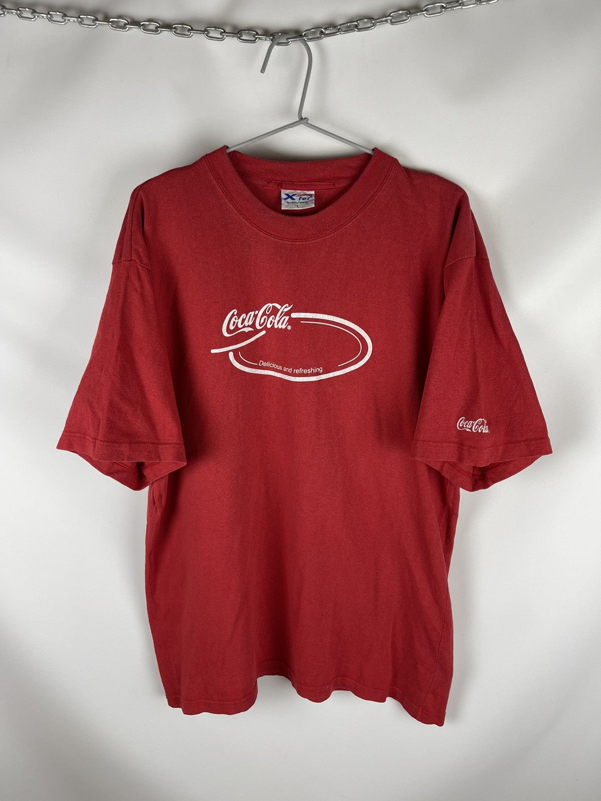 Coca Cola Coca Cola delicious and refreshing vintage 90s big logo tee Size US L / EU 52-54 / 3 - 1 Thumbnail