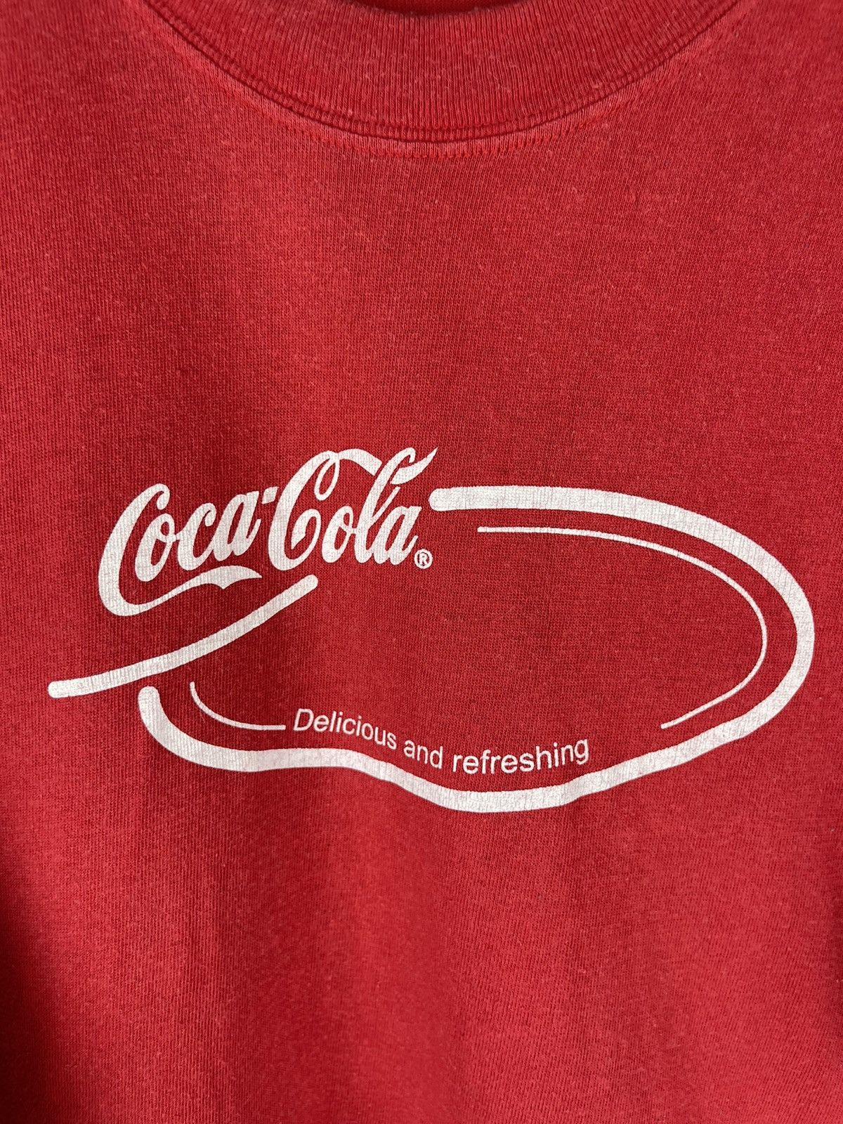 Coca Cola Coca Cola delicious and refreshing vintage 90s big logo tee Size US L / EU 52-54 / 3 - 7 Thumbnail