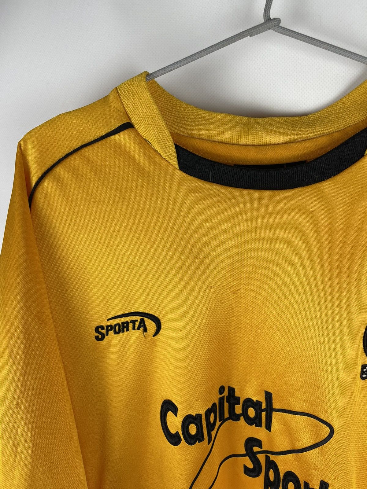 Vintage Sporta Cambridge United 2003 2005 home soccer jersey shirt Size US XL / EU 56 / 4 - 4 Thumbnail