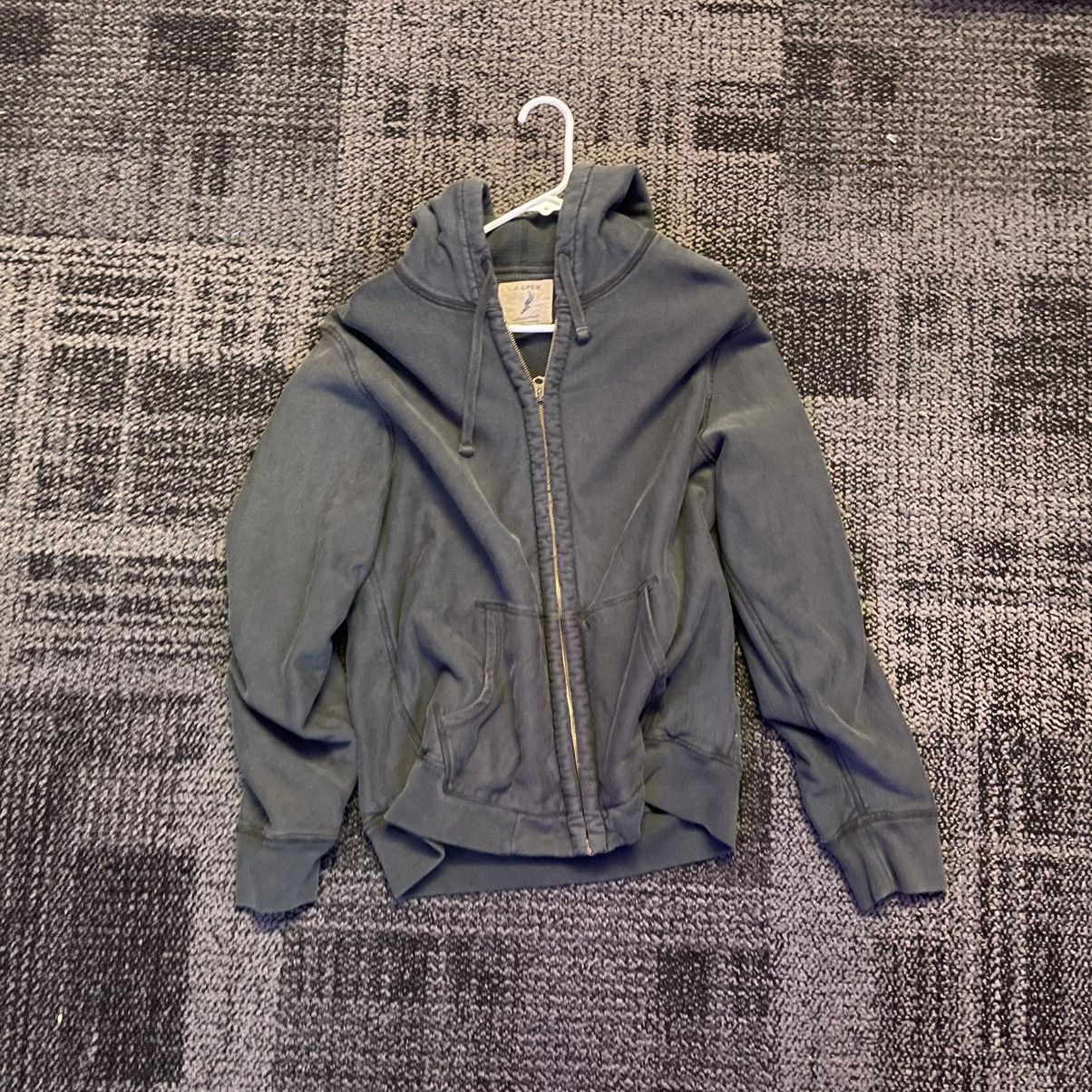 J.Crew Dark Green Vintage 90s Zip-Up Jacket Size US XL / EU 56 / 4 - 1 Thumbnail