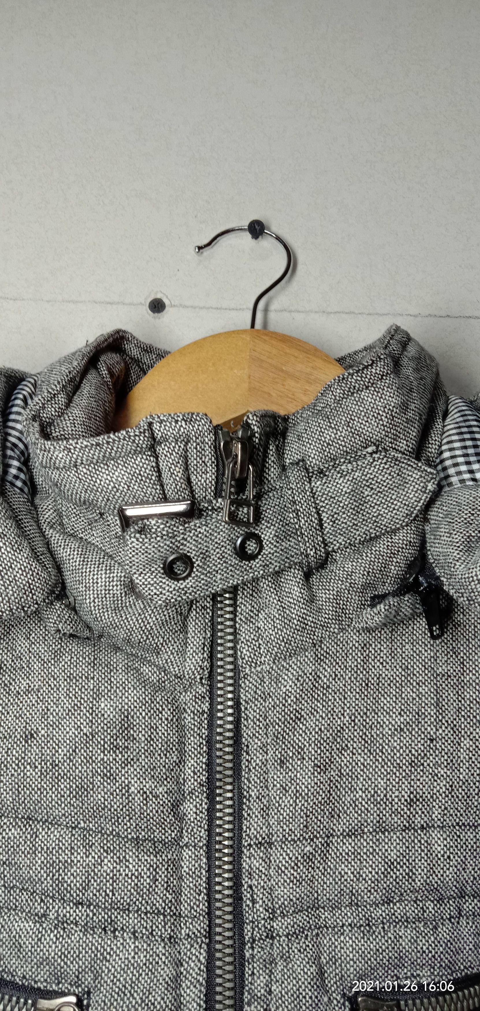 Vintage Anti-Label Puffer jacket hoodie