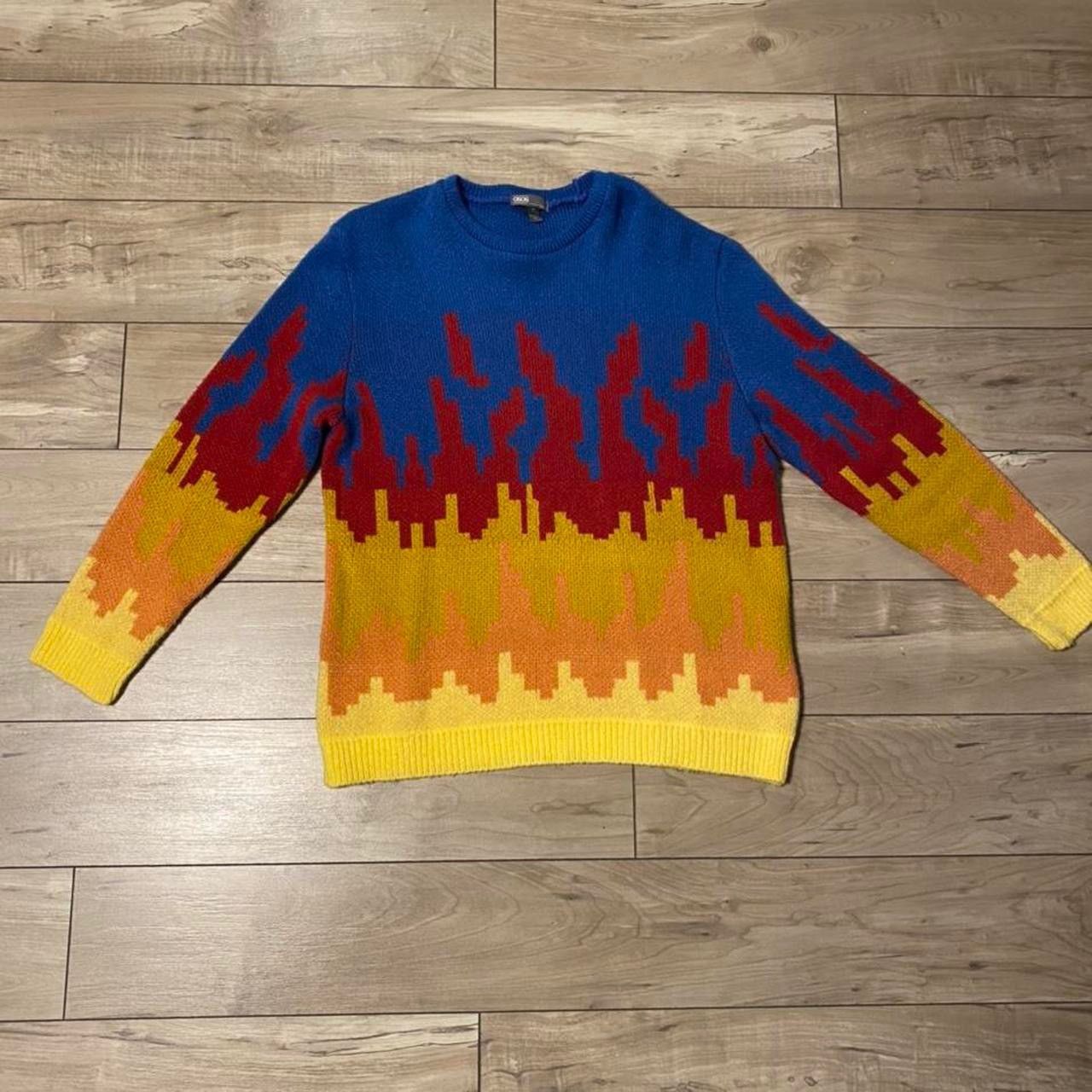 Asos Asos Flame Sweater Size US M / EU 48-50 / 2 - 1 Thumbnail