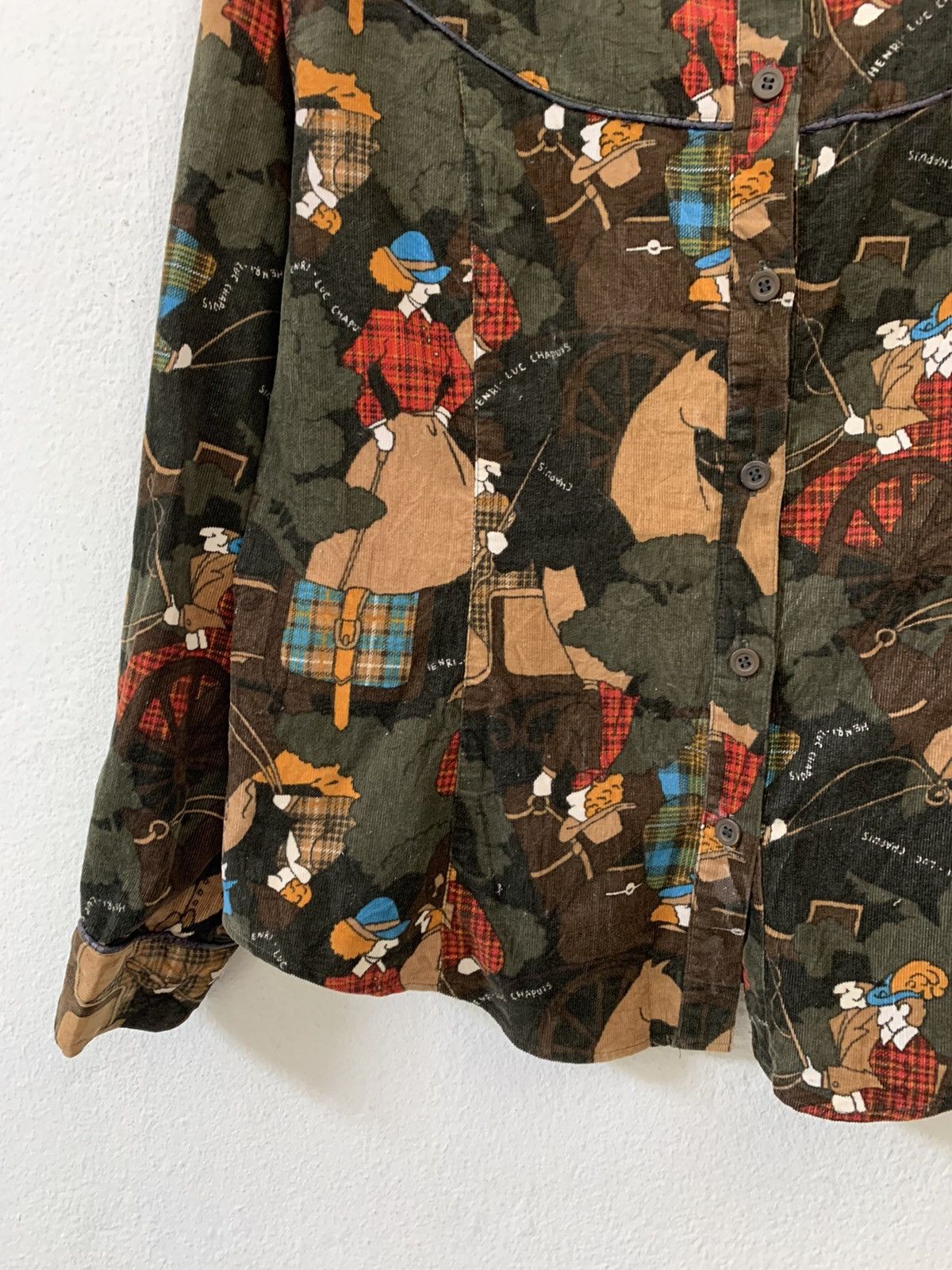 Japanese Brand HL Cote D’Azur Nice Design Shirt Size M / US 6-8 / IT 42-44 - 3 Thumbnail