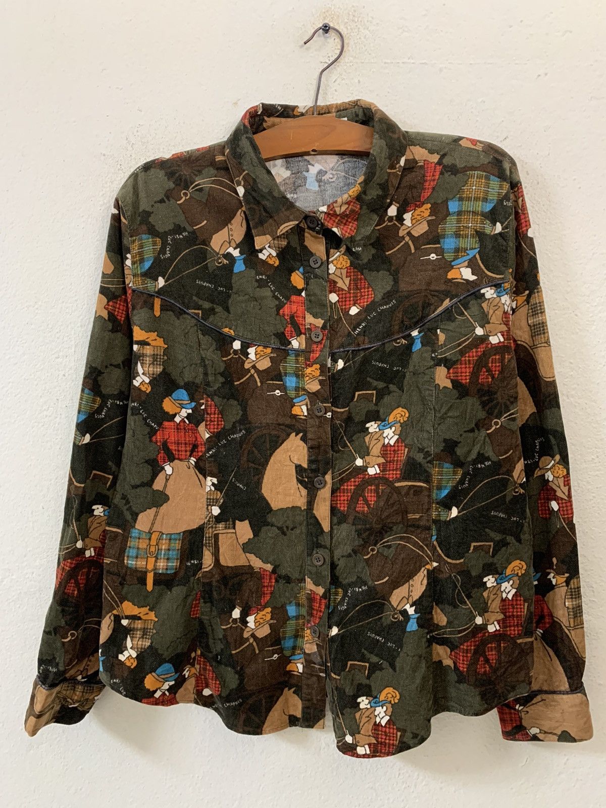 Japanese Brand HL Cote D’Azur Nice Design Shirt Size M / US 6-8 / IT 42-44 - 1 Thumbnail